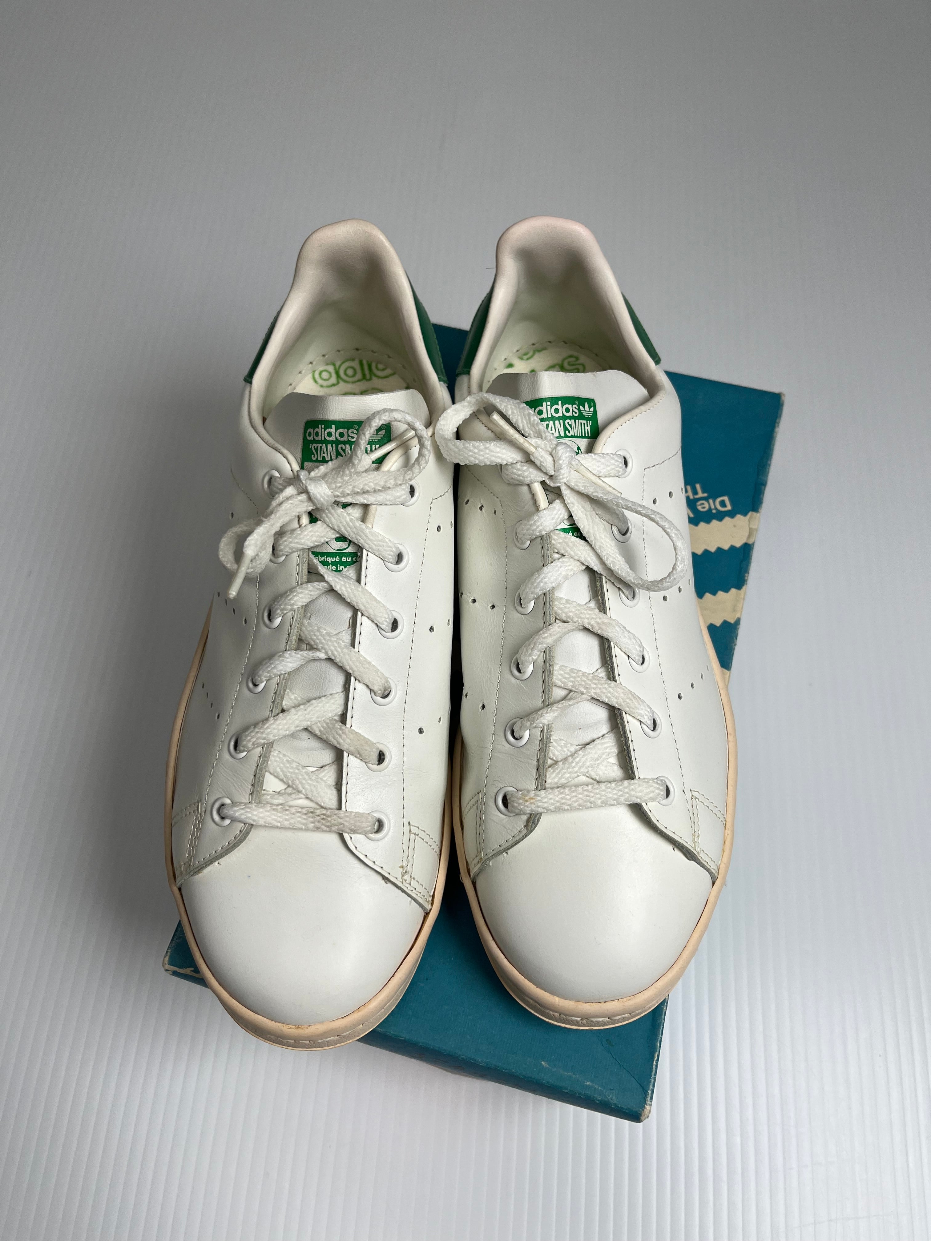Vintage Adidas Stan Smith AF1028 Shoes With Box Size 6