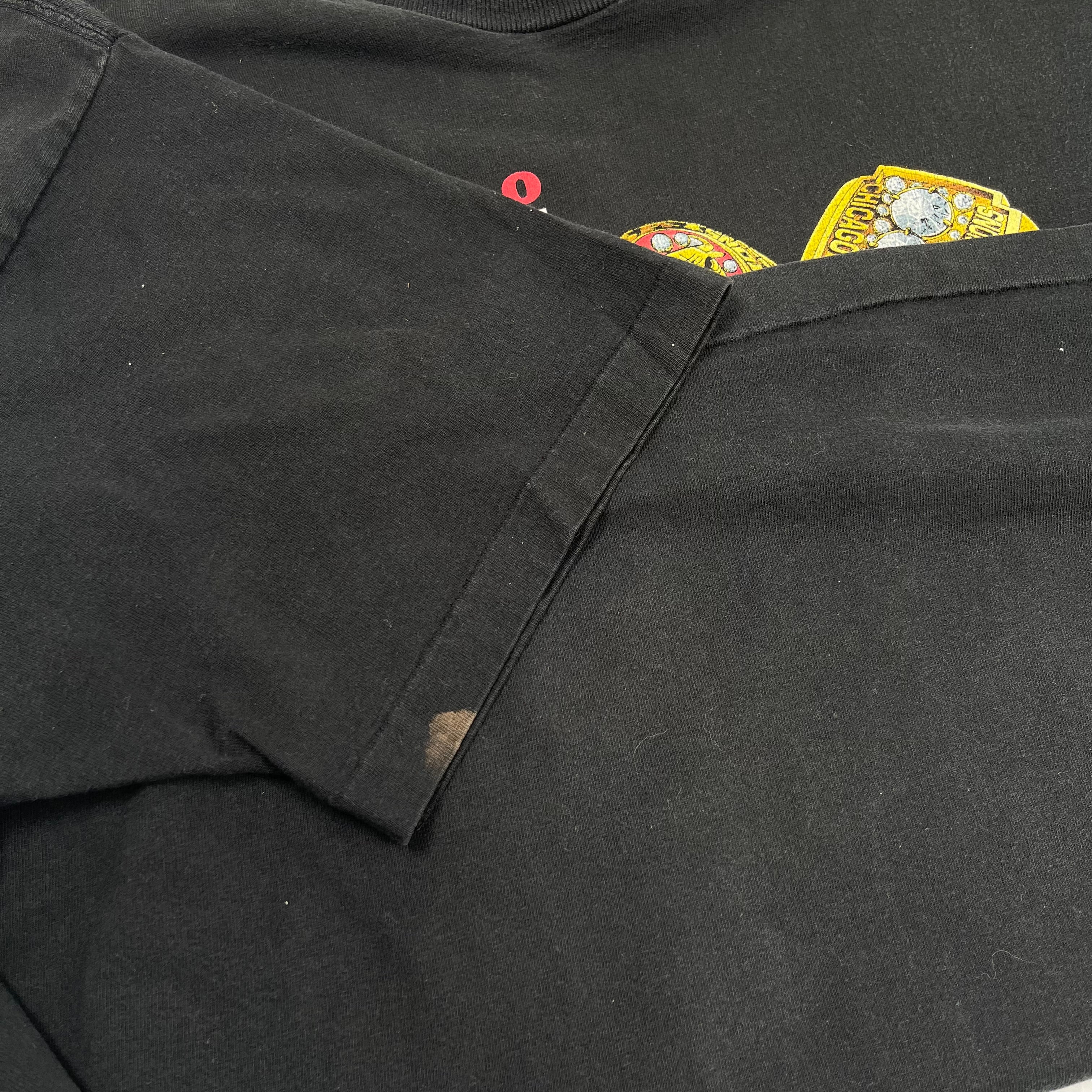 90s Chicago Bulls NBA Rings Graphic Tee XL