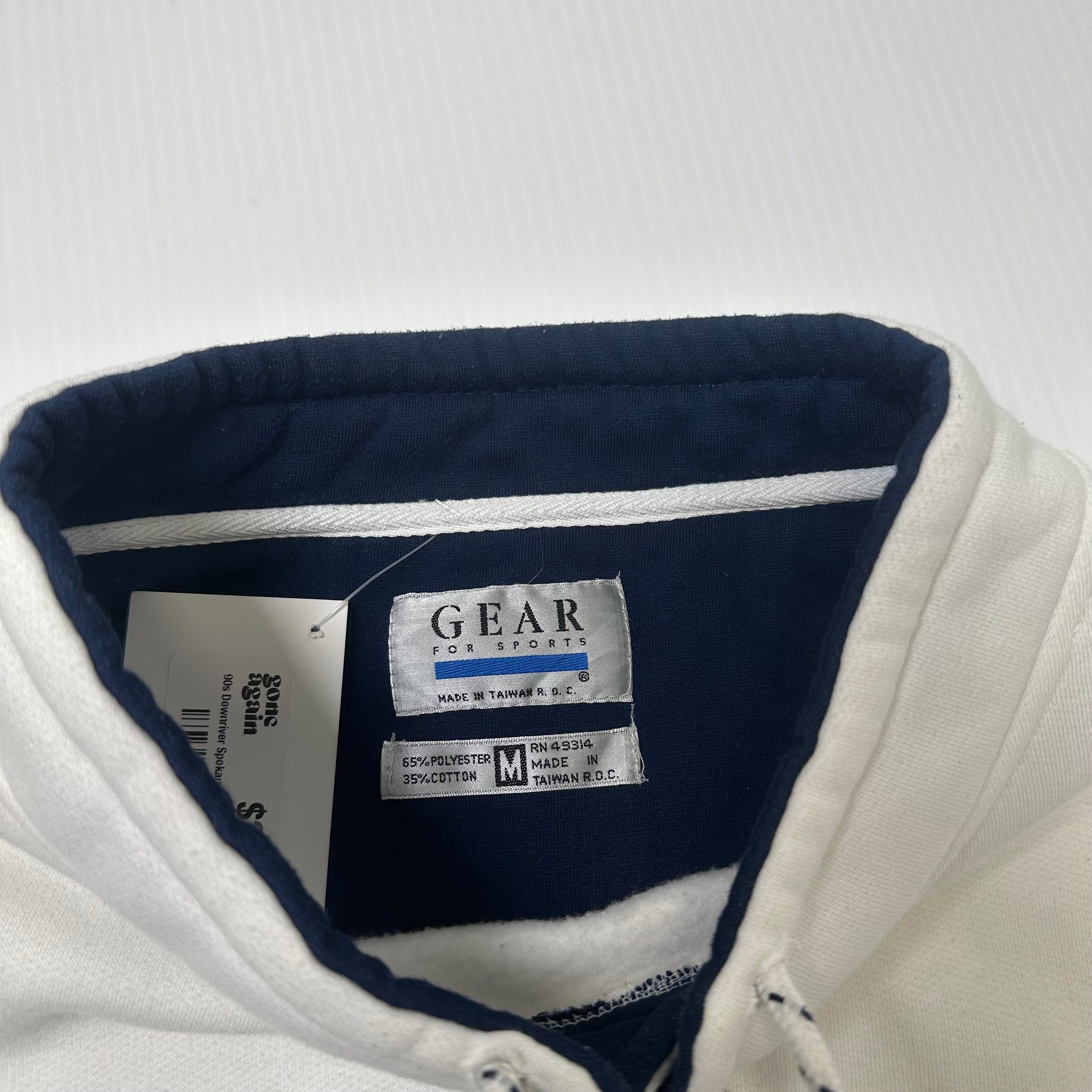 Vintage Downriver Spokane Washington Mock Neck Crewneck M