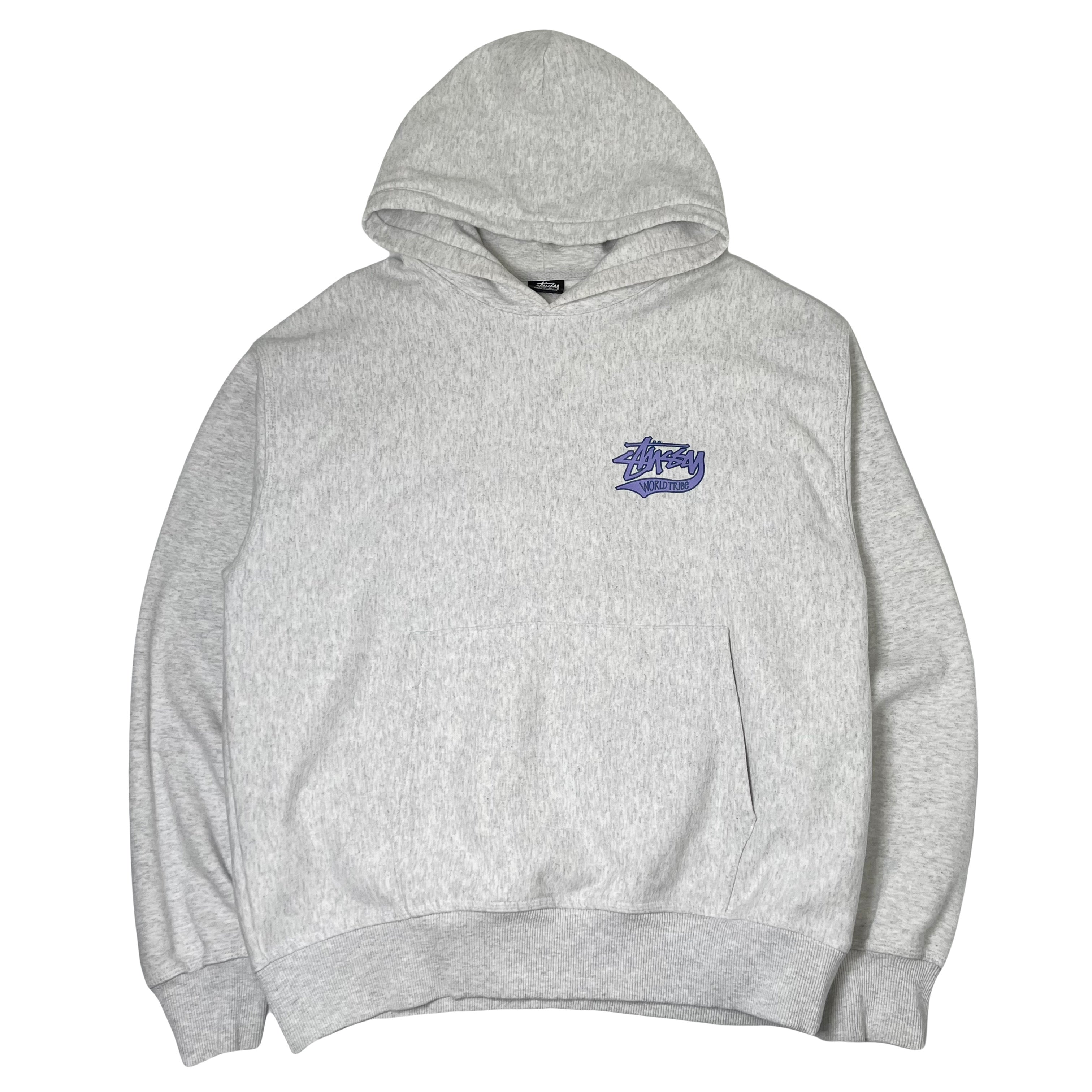 Stussy World Tribe Heavyweight Hoodie L