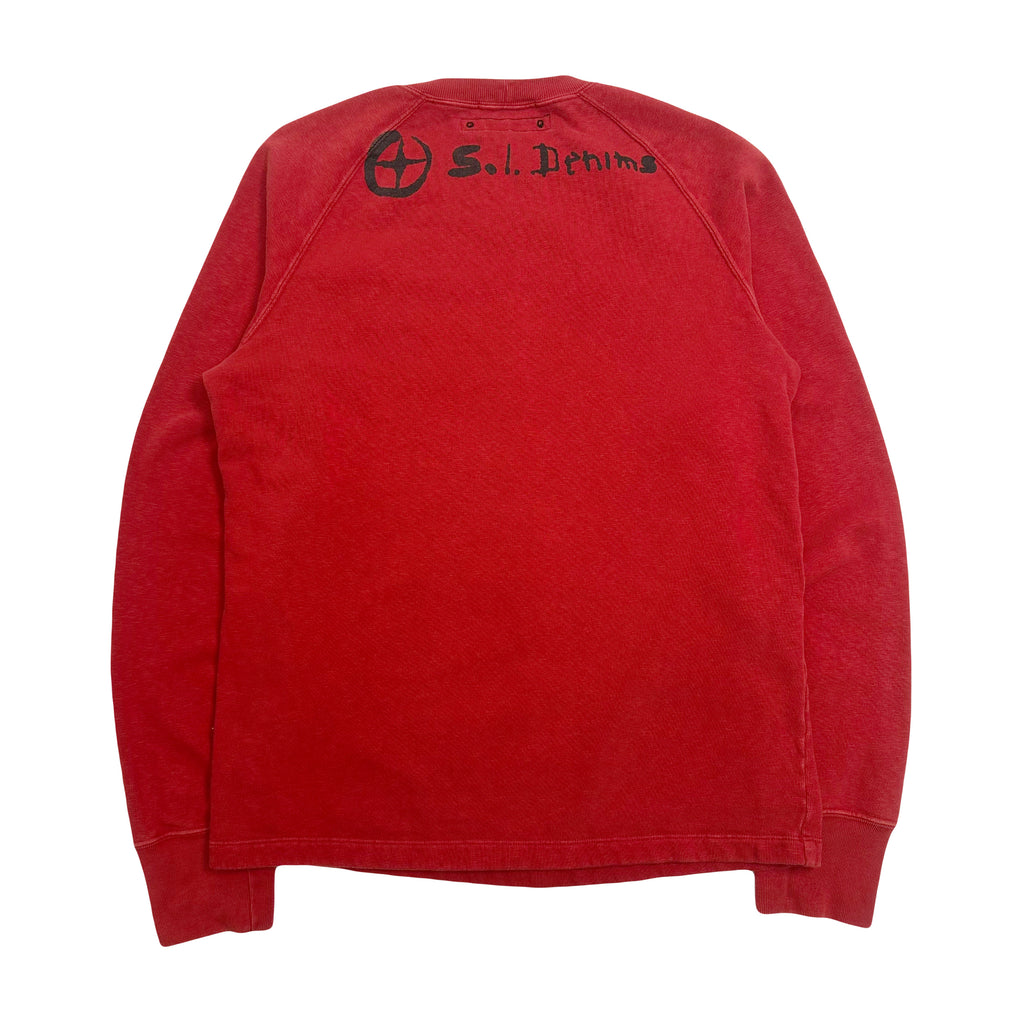 Stone Island Denims Mini Logo Crewneck M
