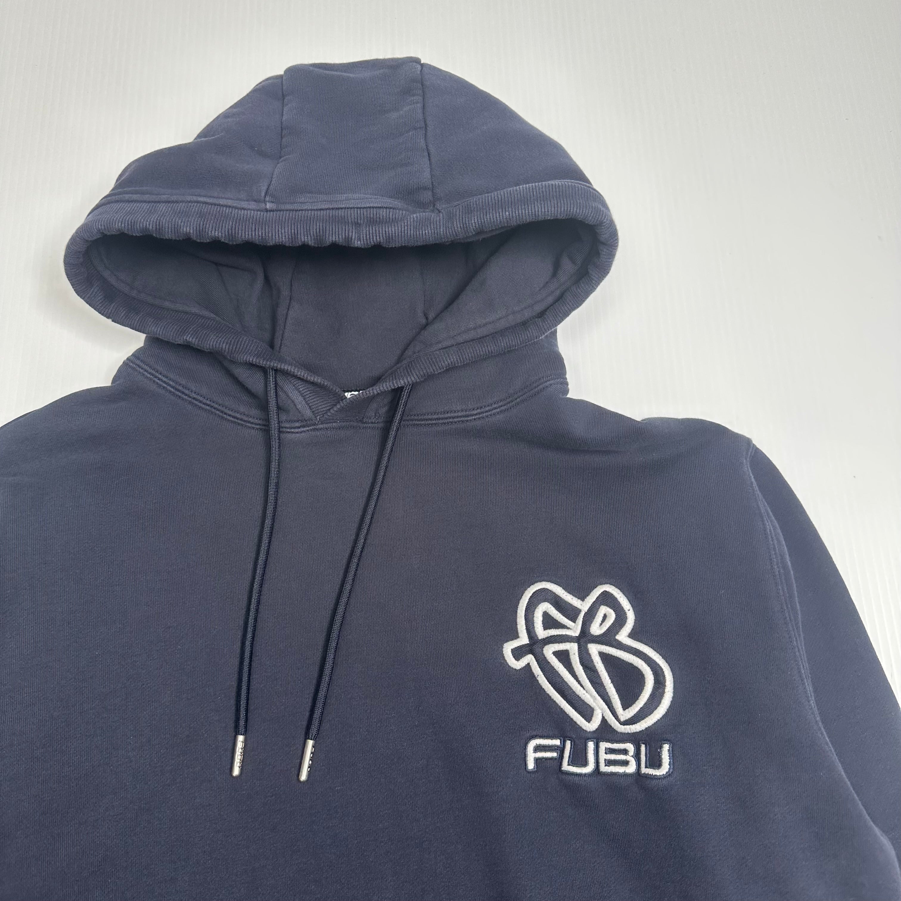 Y2K Fubu Logo Hoodie L
