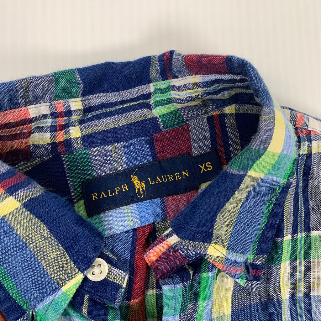 Polo Ralph Lauren Multicolor Linen Button Up Shirt XS