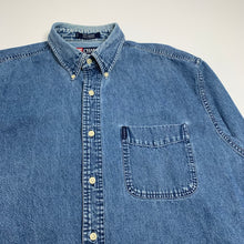 Load image into Gallery viewer, Vintage Chaps Ralph Lauren Denim Button-Up Shirt L
