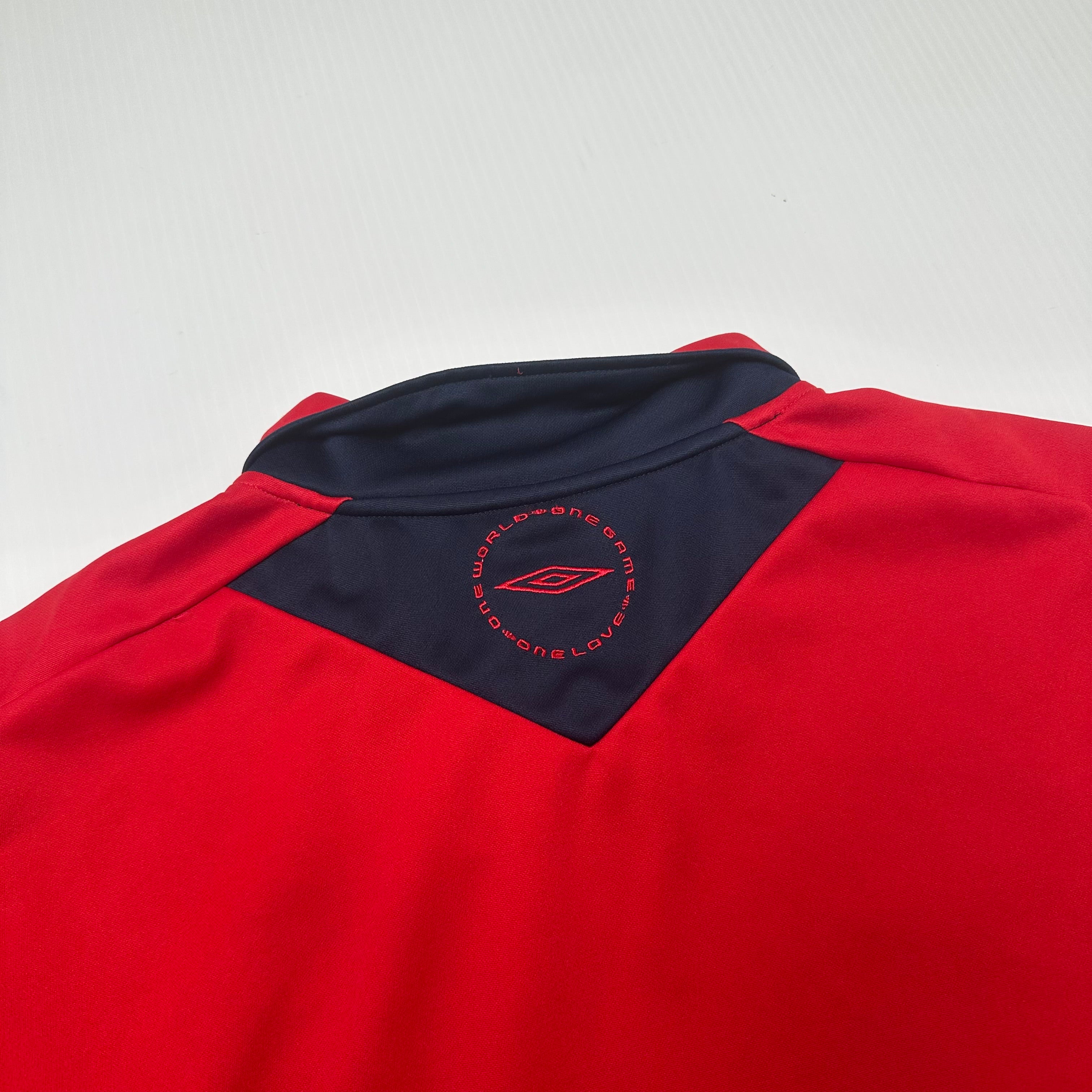 Vintage Umbro England Collared Jersey XL
