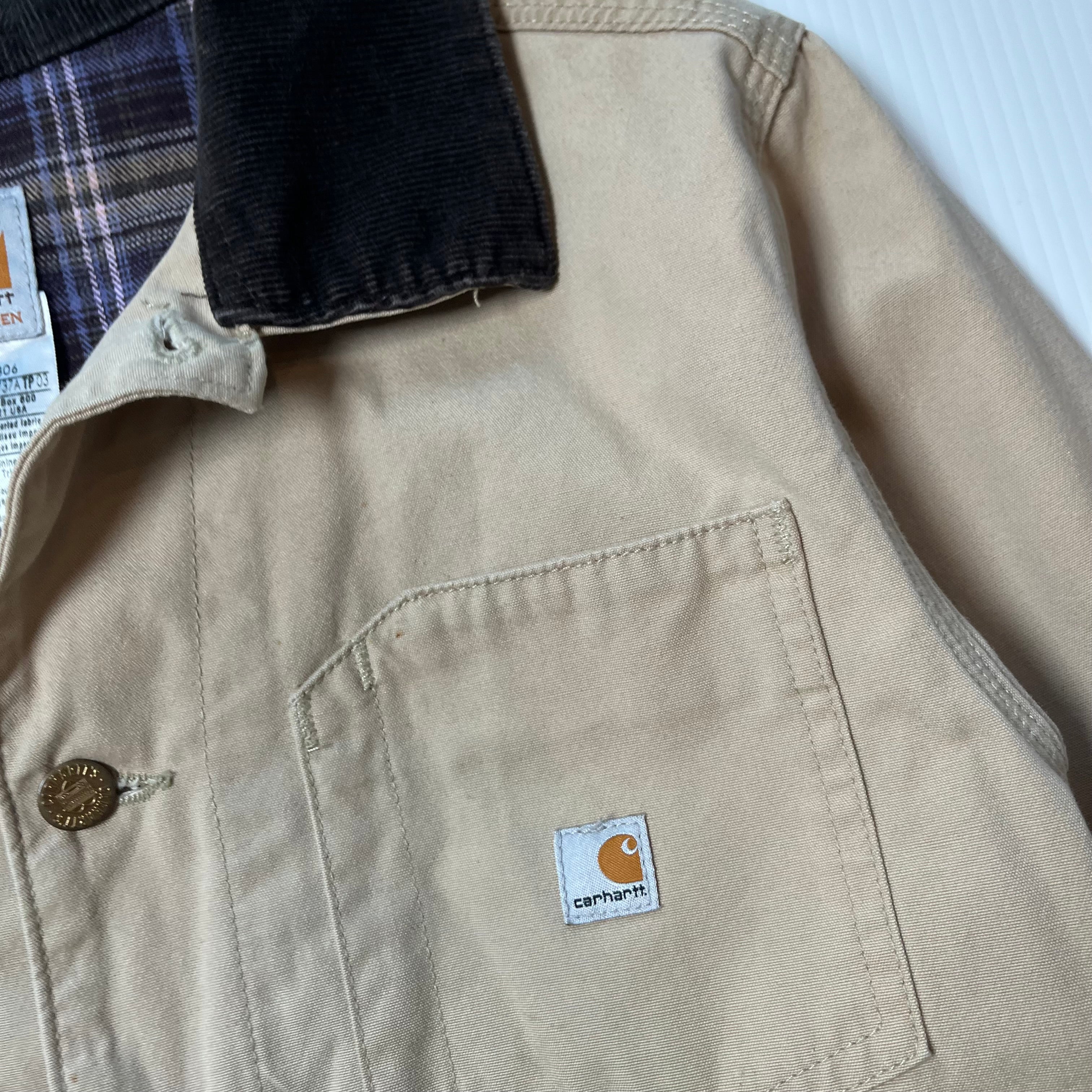 Carhartt Plaid Lined Chore Jacket Women's M