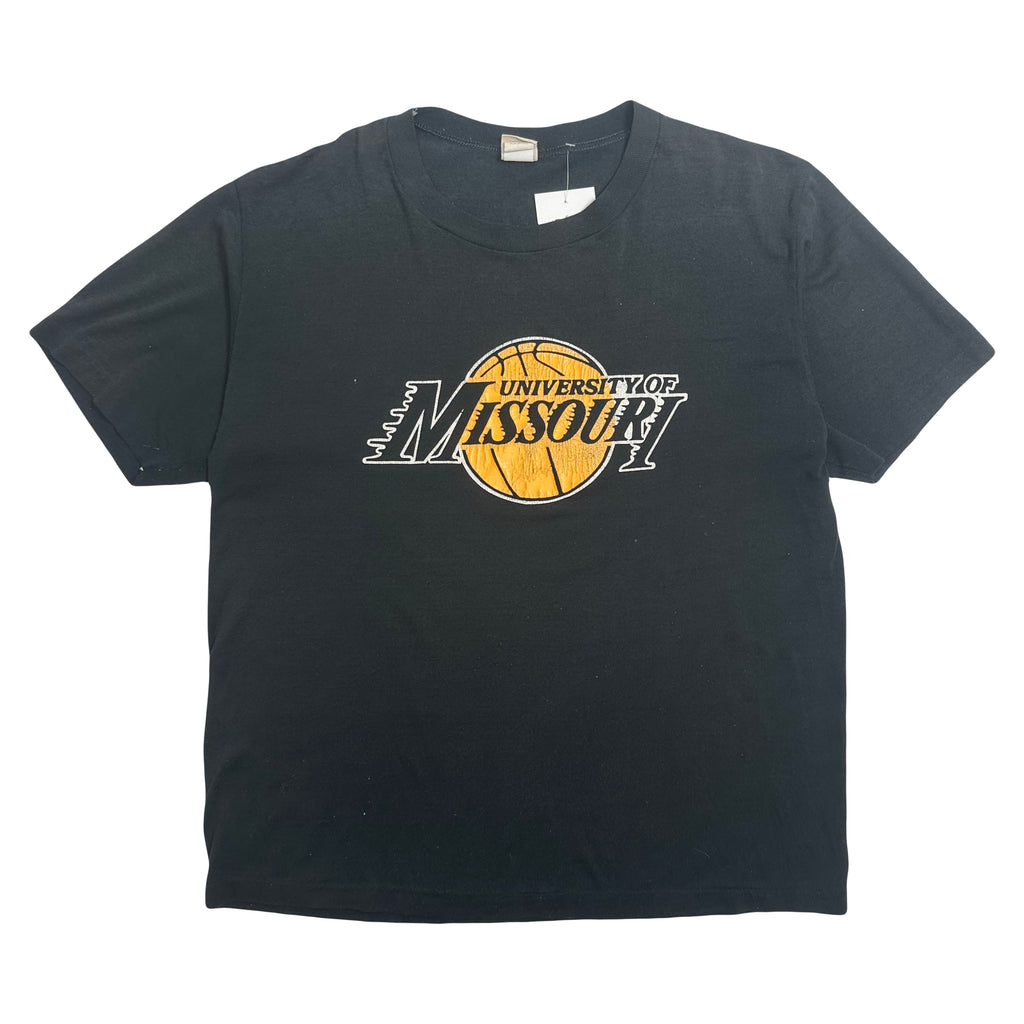 Vintage University of Missouri Basketball Tee L