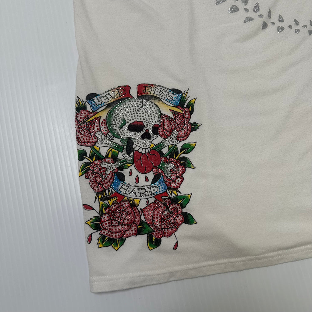 Y2K Ed Hardy Love Dies Hard Tank Dress Women's M