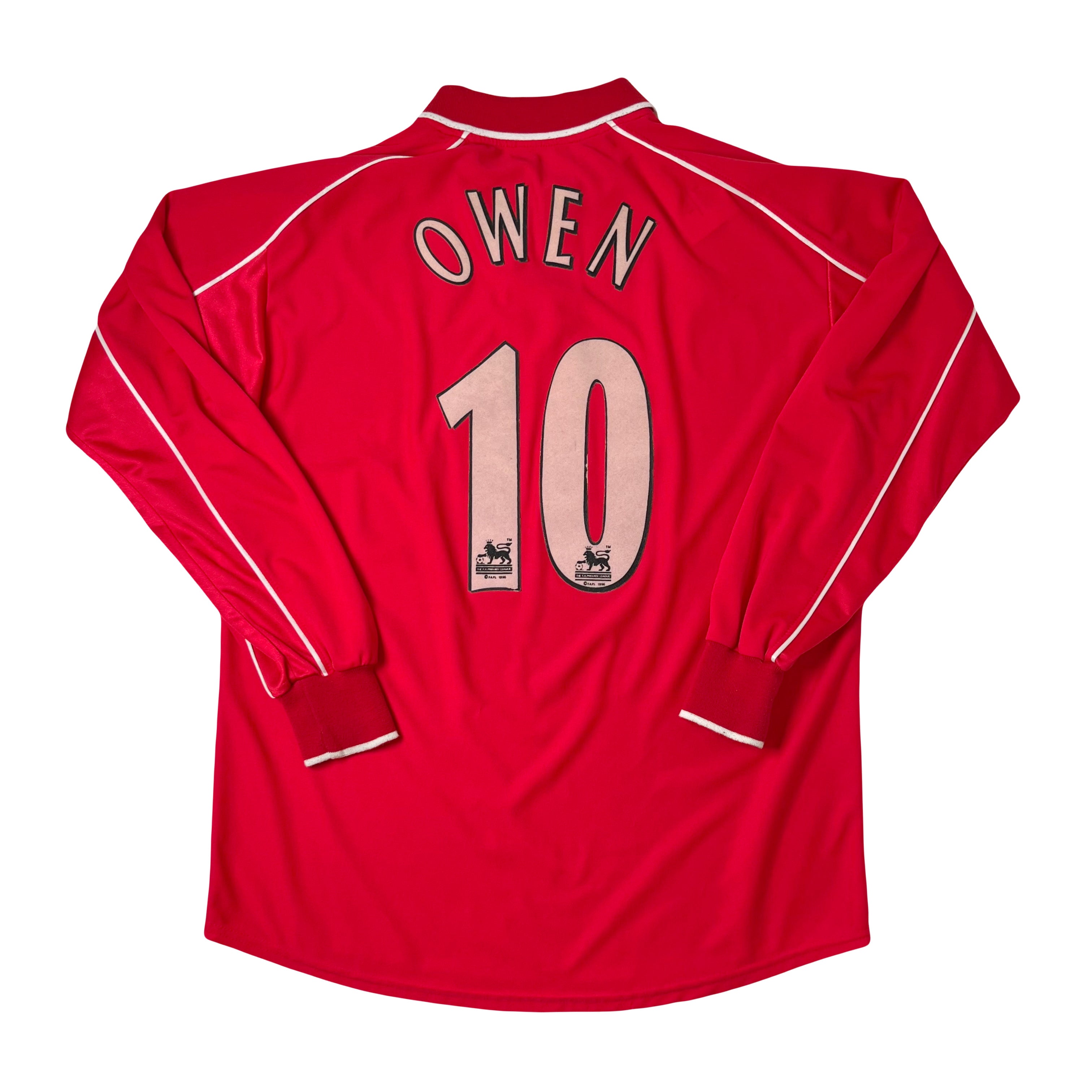 1996 Reebok Liverpool FA Cup Winners Michael Owen Jersey XL