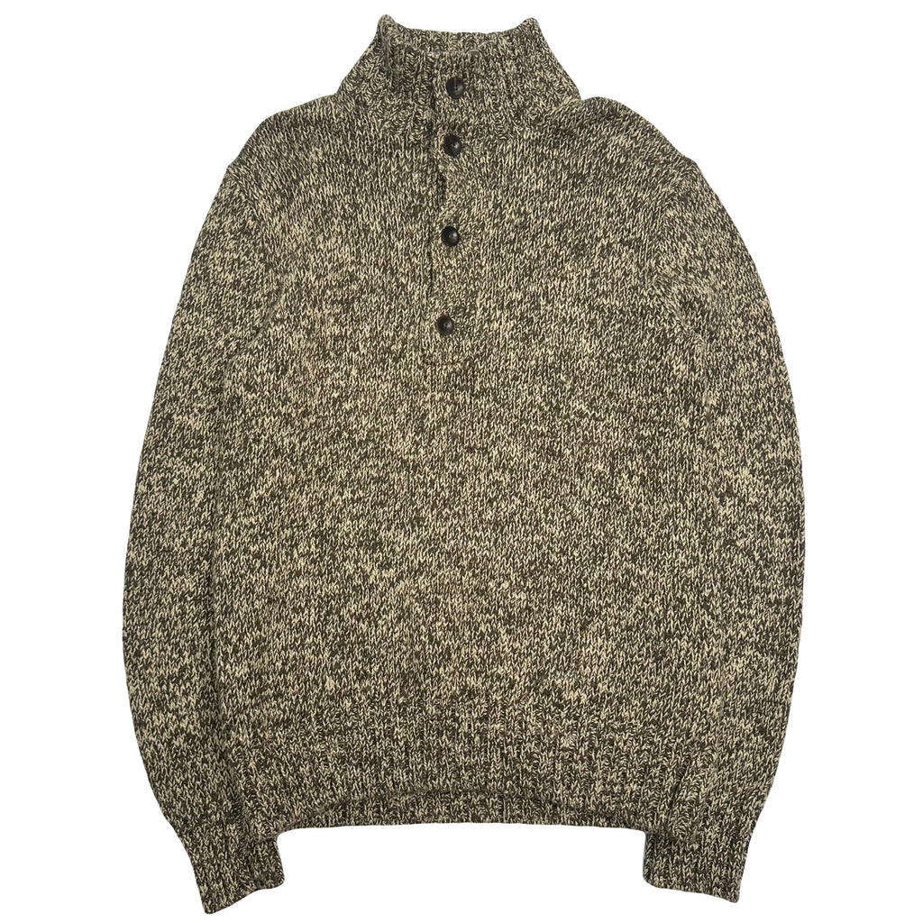 Vintage Polo Ralph Lauren Henley Knit Sweater S