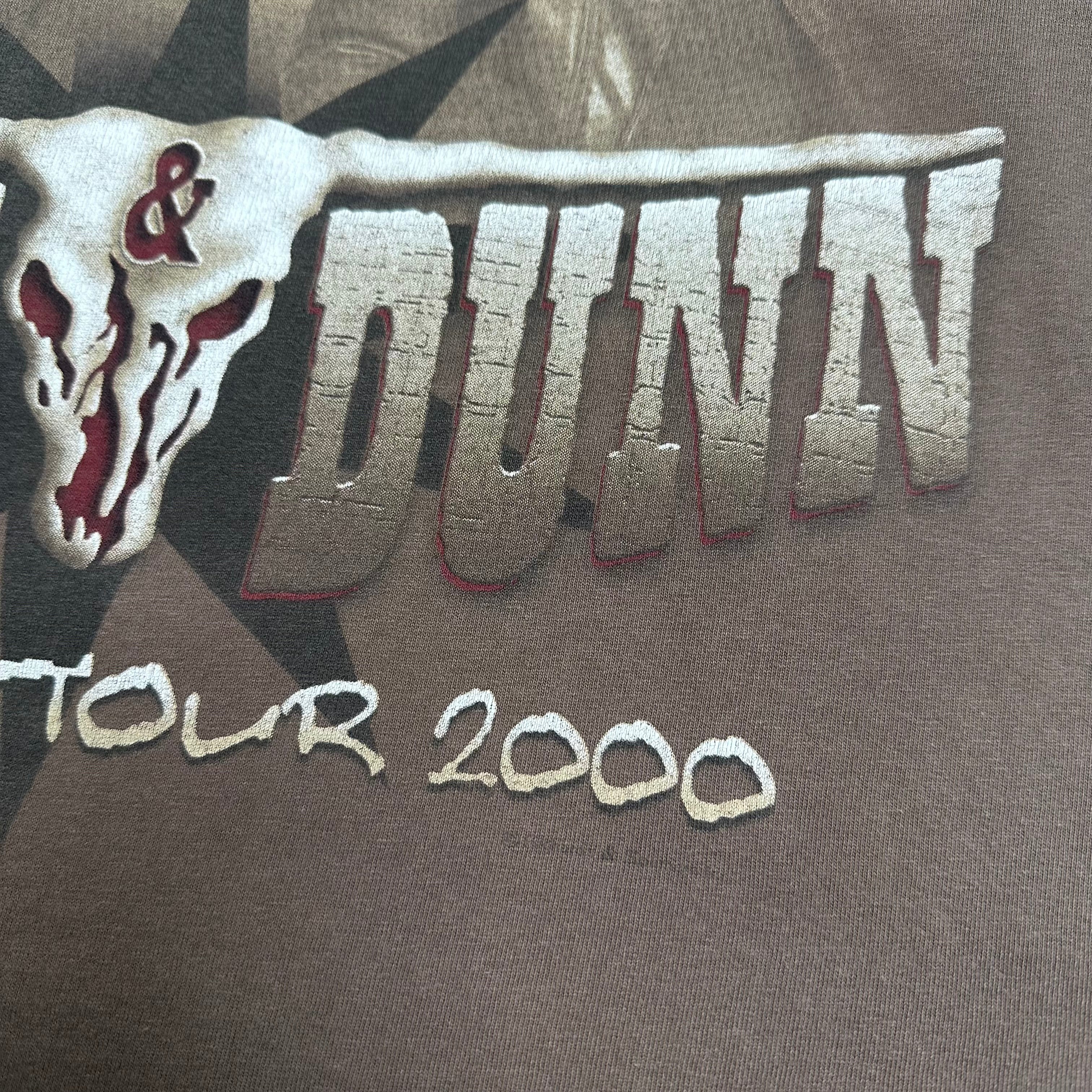 2000 Brooks & Dunn Tailgate Tour Tee M