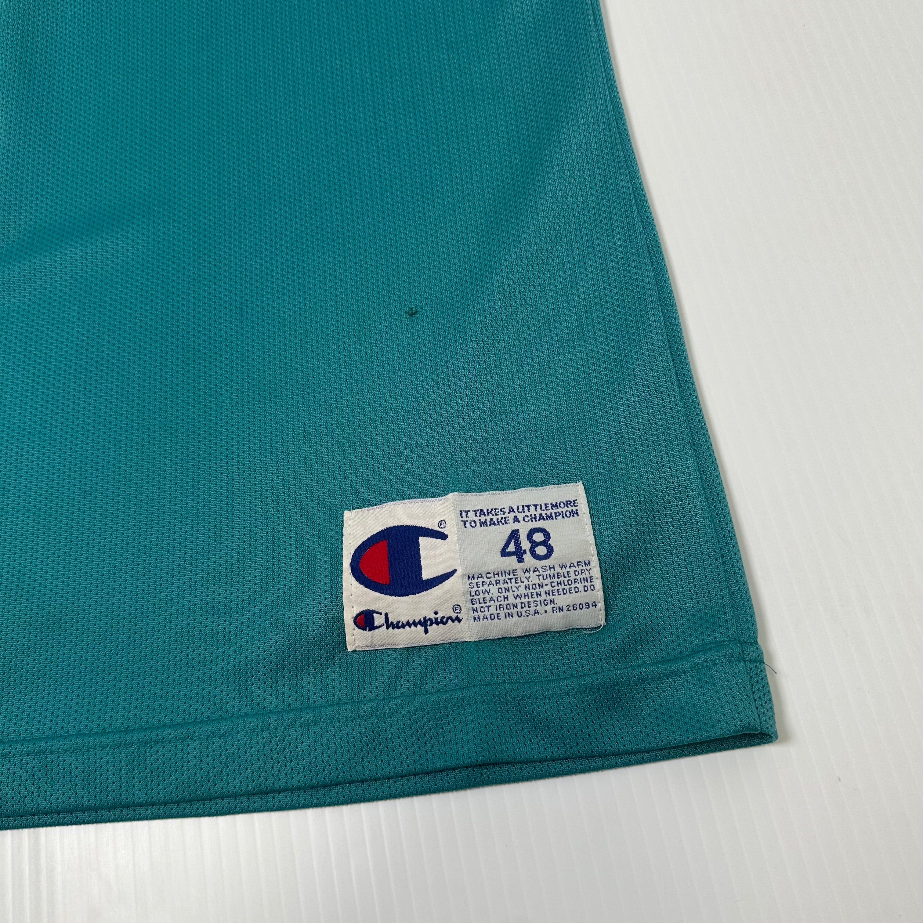 Vintage Champion Charlotte Hornets Johnson #2 NBA Jersey XL