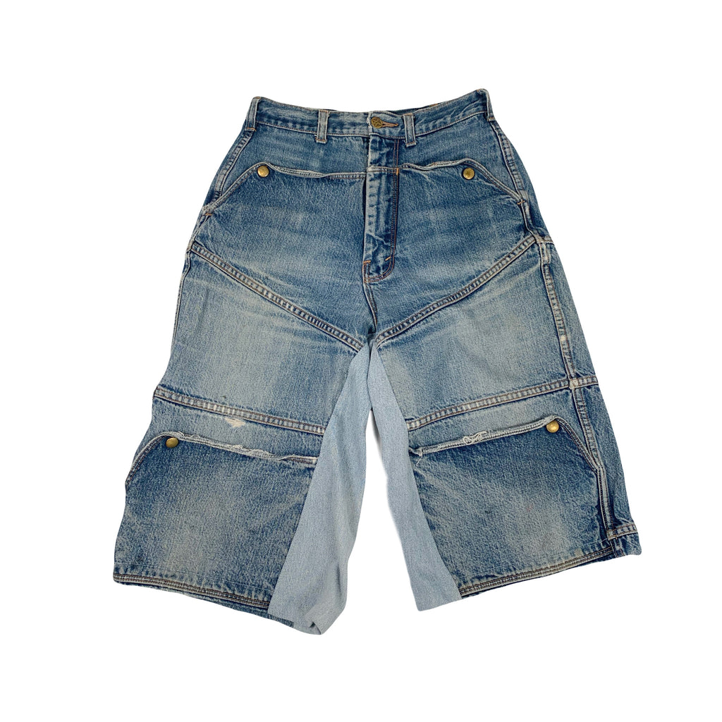 Rework Howick Wide Leg Baggy Cargo Shorts 26
