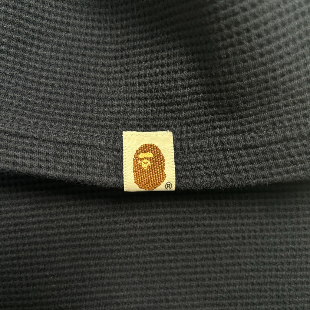 A Bathing Ape Mini Logo Waffle Tee L