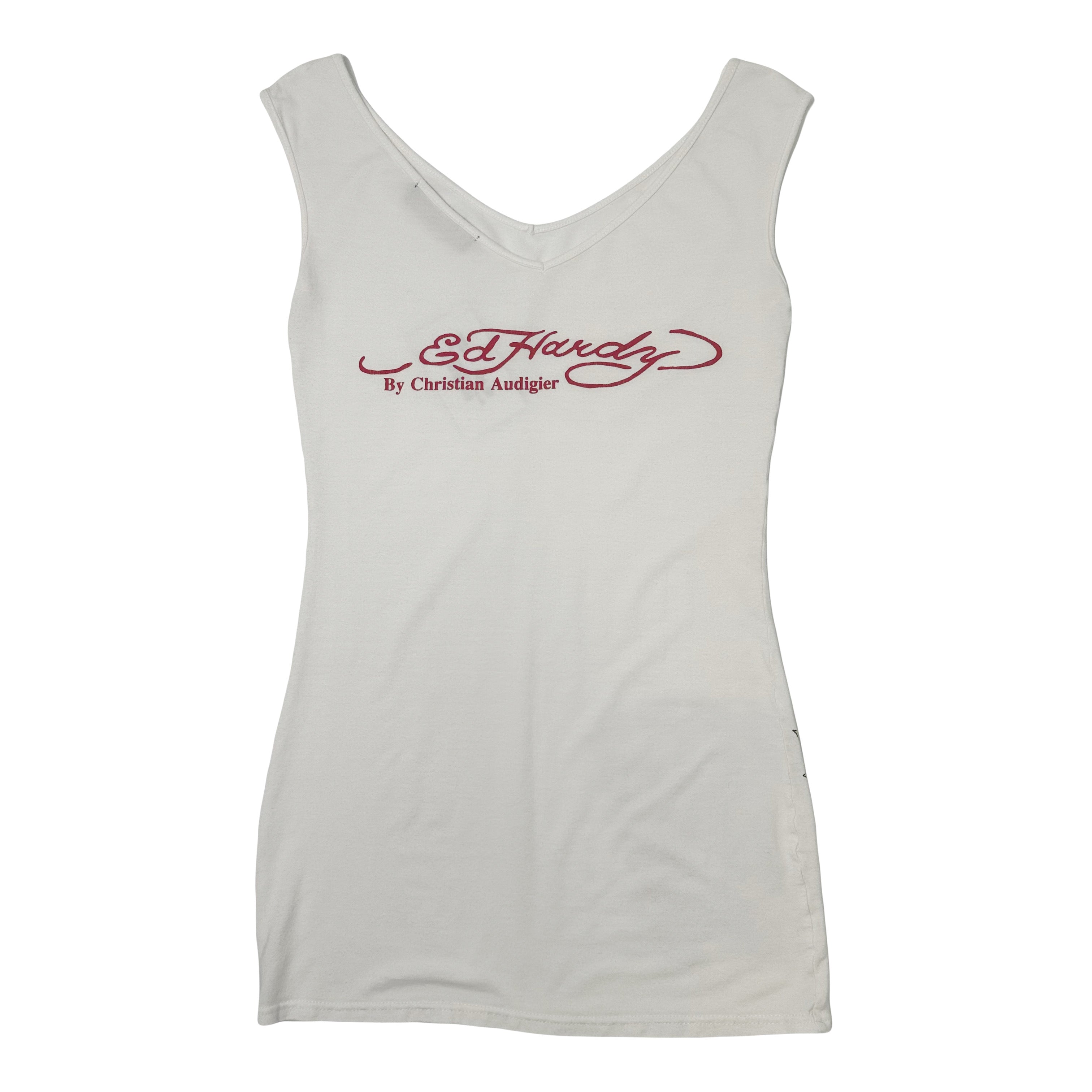 Y2K Ed Hardy Love Dies Hard Tank Dress Women's M