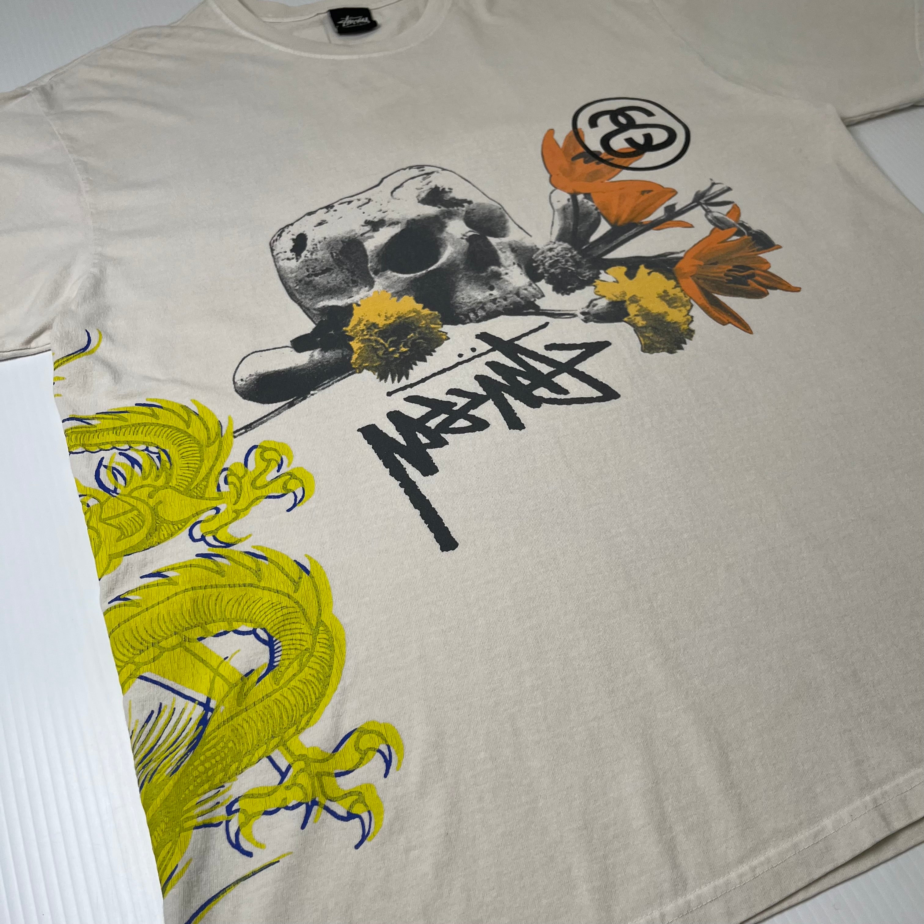 Stussy Strike Pigment Dyed Abstract Graphic Tee L