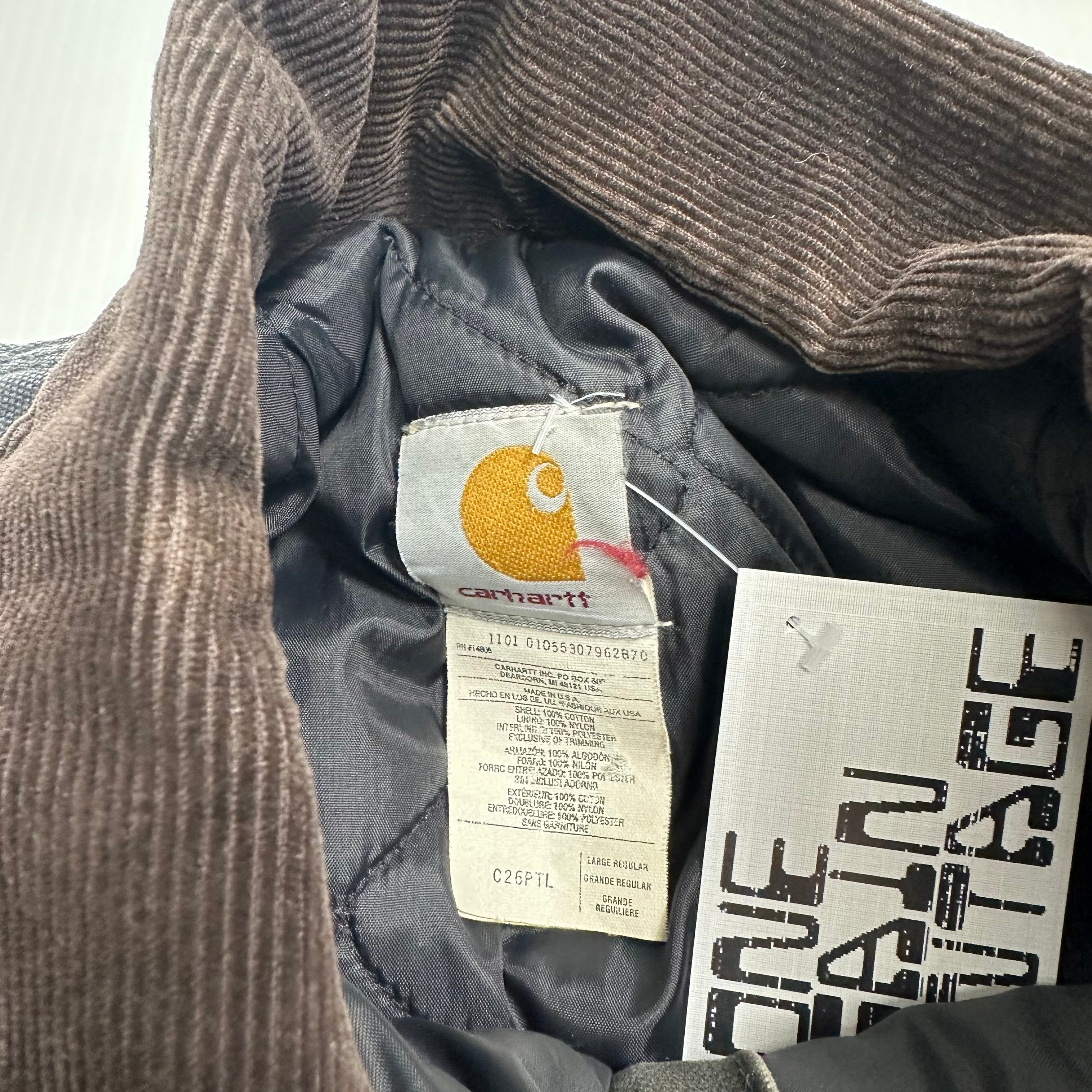 Vintage Carhartt Full Zip Chore Jacket L