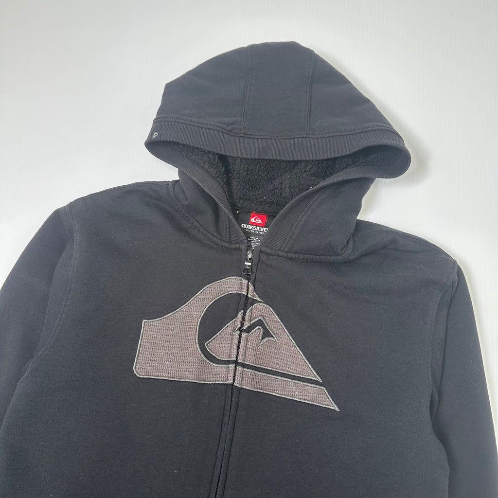Y2K Quiksilver Sherpa Lined Hoodie Youth XL