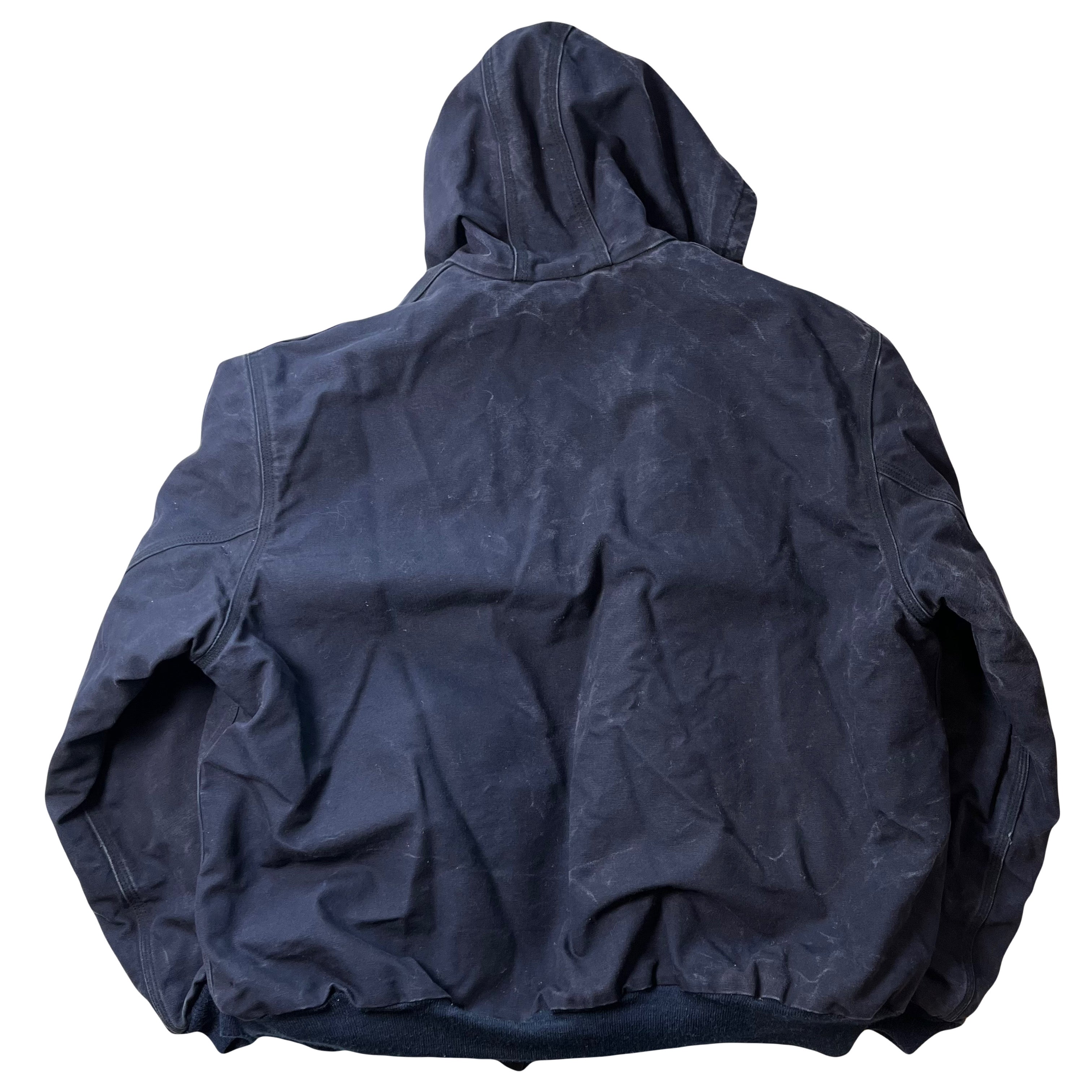 Vintage Carhartt FR Quilted Hooded Zip Jacket XXL