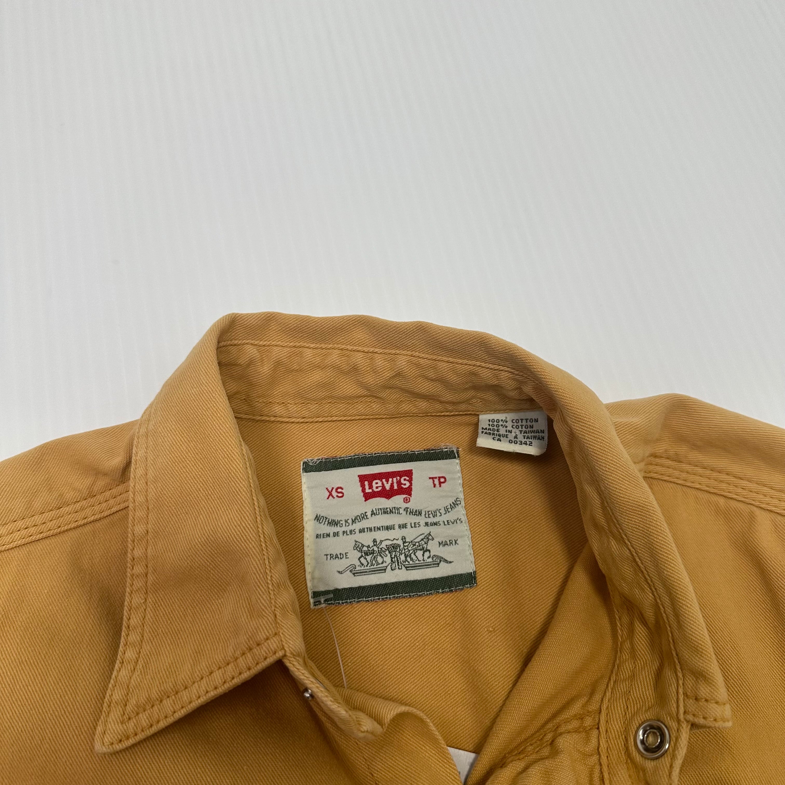 Vintage Levi's Denim Button Up Shirt XS