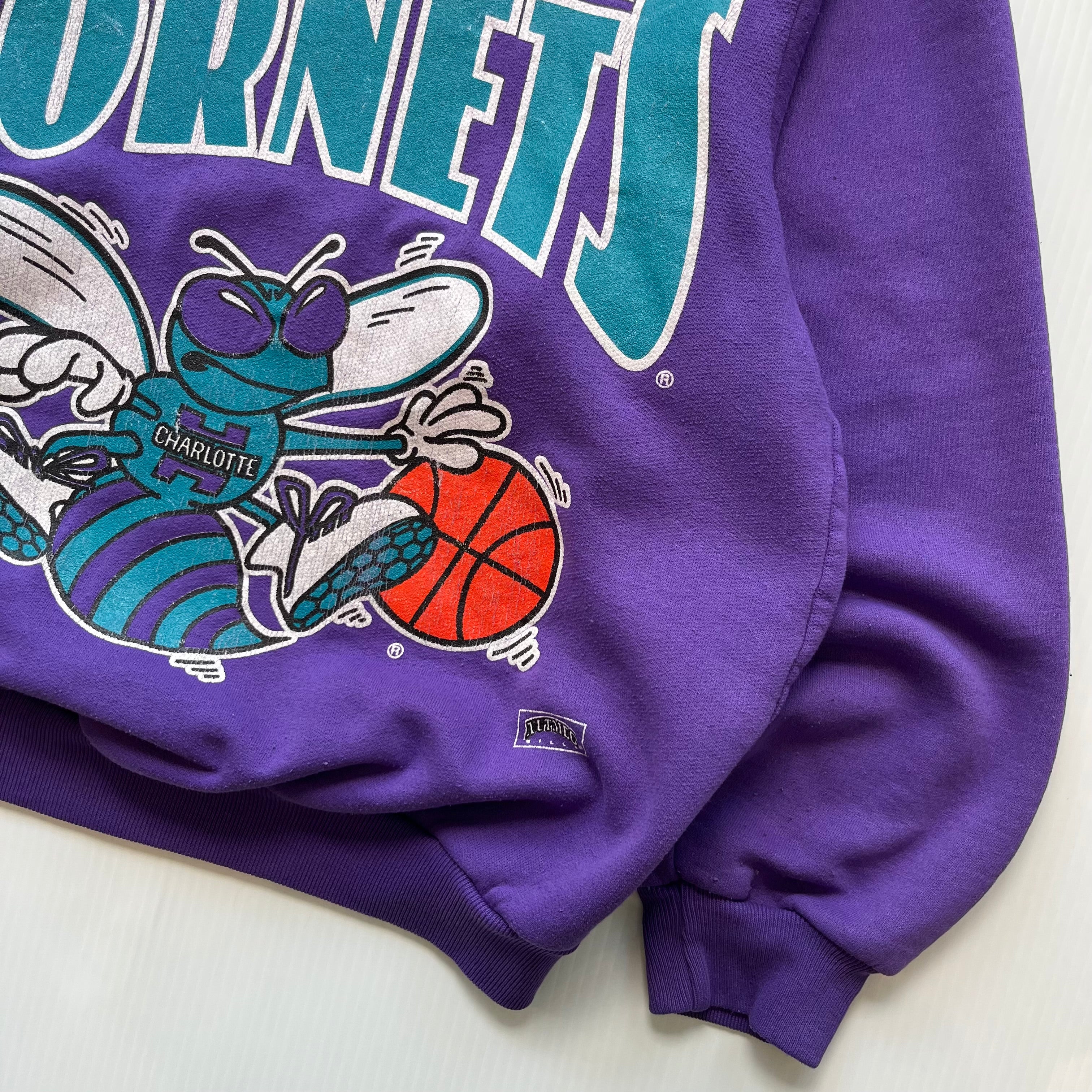 Vintage Nutmeg Charlotte Hornets Crewneck S