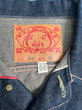 Load image into Gallery viewer, Evisu Dark Wash Denim Jacket Women&#39;s XL
