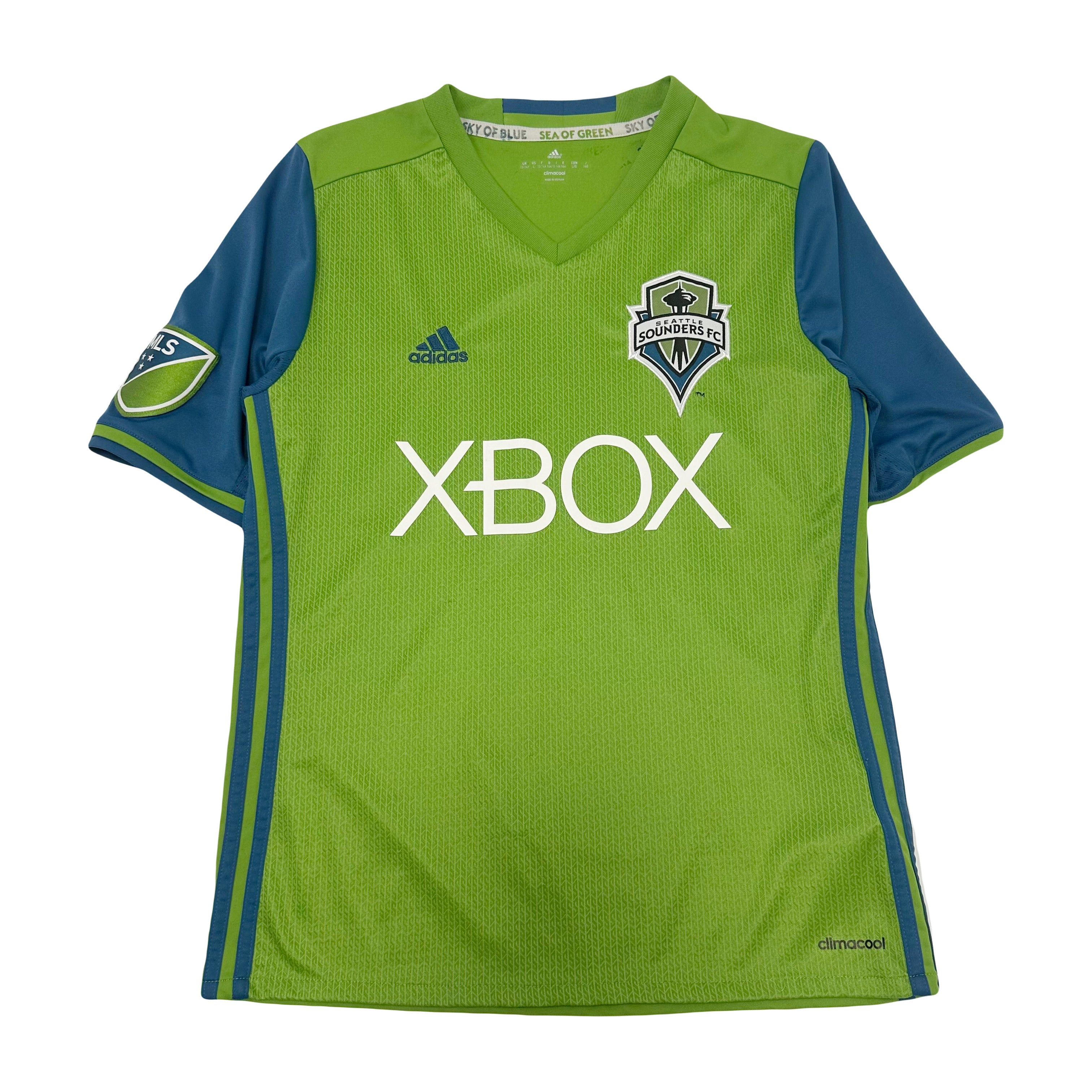 2016-17 Adidas Seattle Sounders MLS Home Kit Youth L