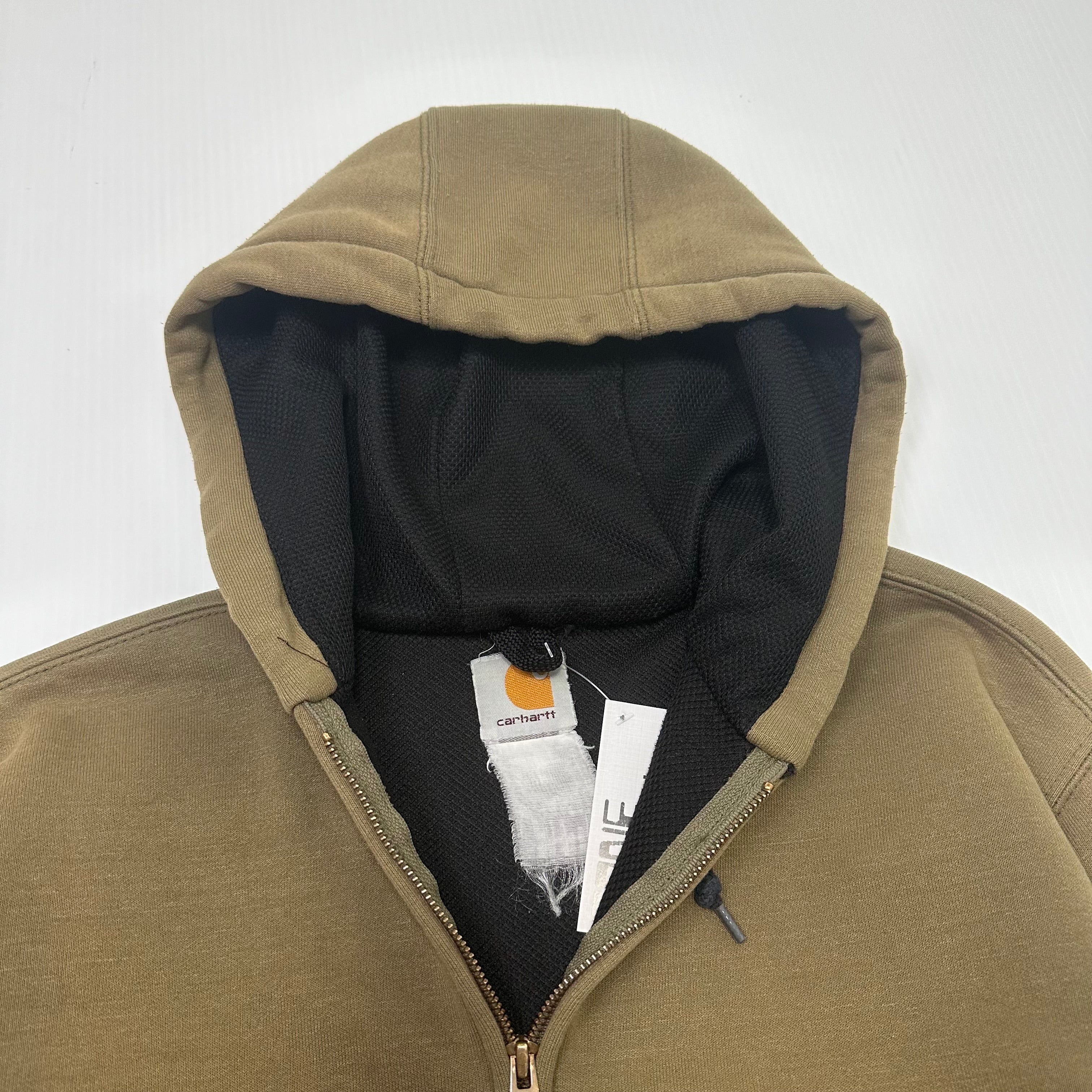 Vintage Carhartt Thermal Lined Zip Hoodie M