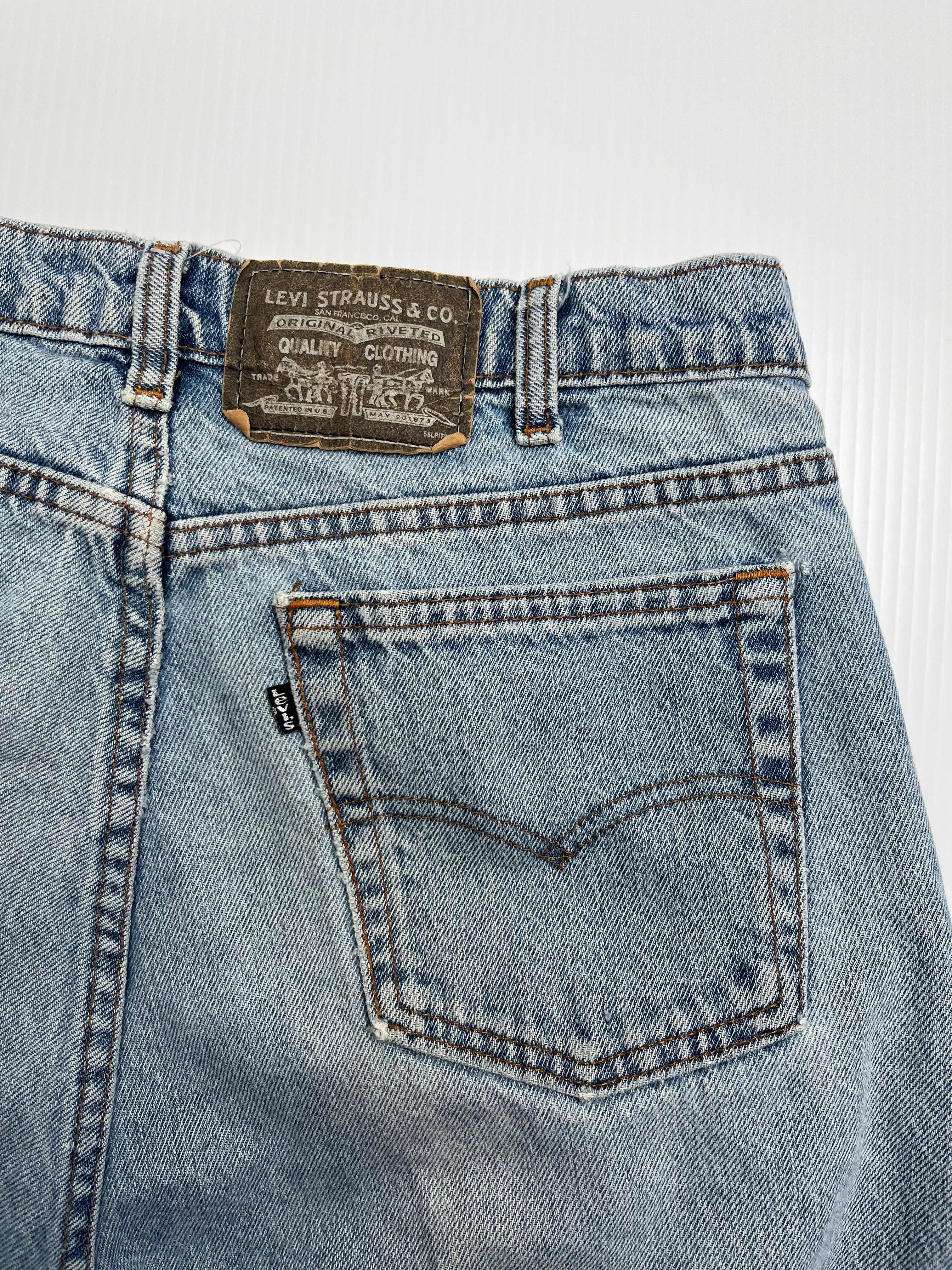 Vintage Levi's Black Tab Baggy Light Wash Denim 34