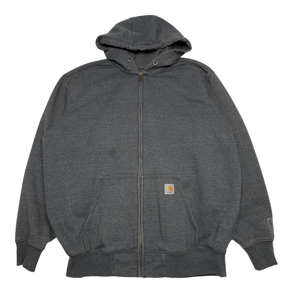 Carhartt Grey Rain Defender Zip Up Hoodie XL