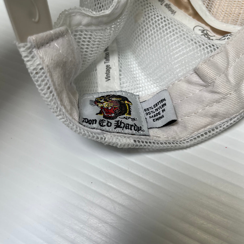 Y2K Ed Hardy Jewel Encrusted Trucker Hat