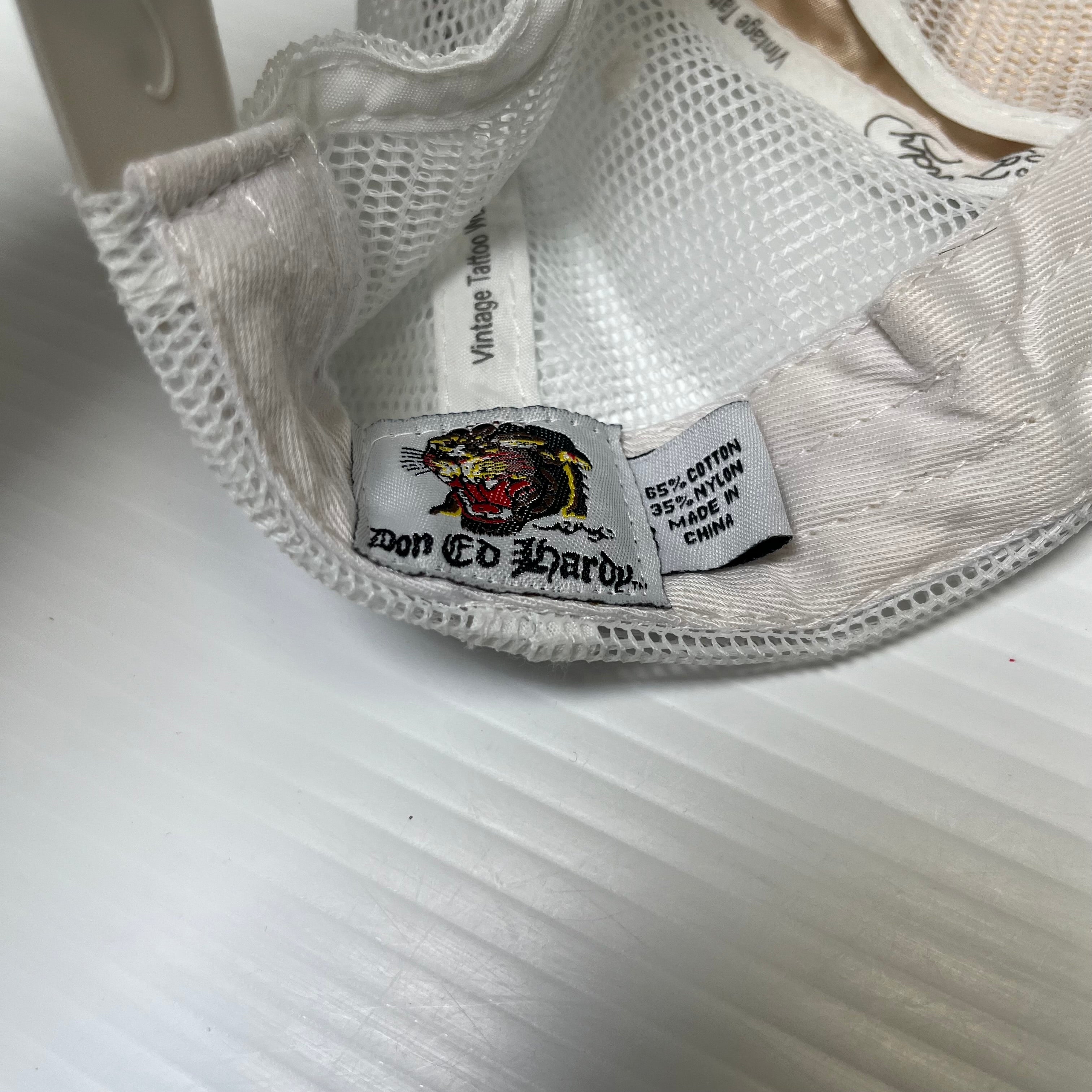 Y2K Ed Hardy Jewel Encrusted Trucker Hat