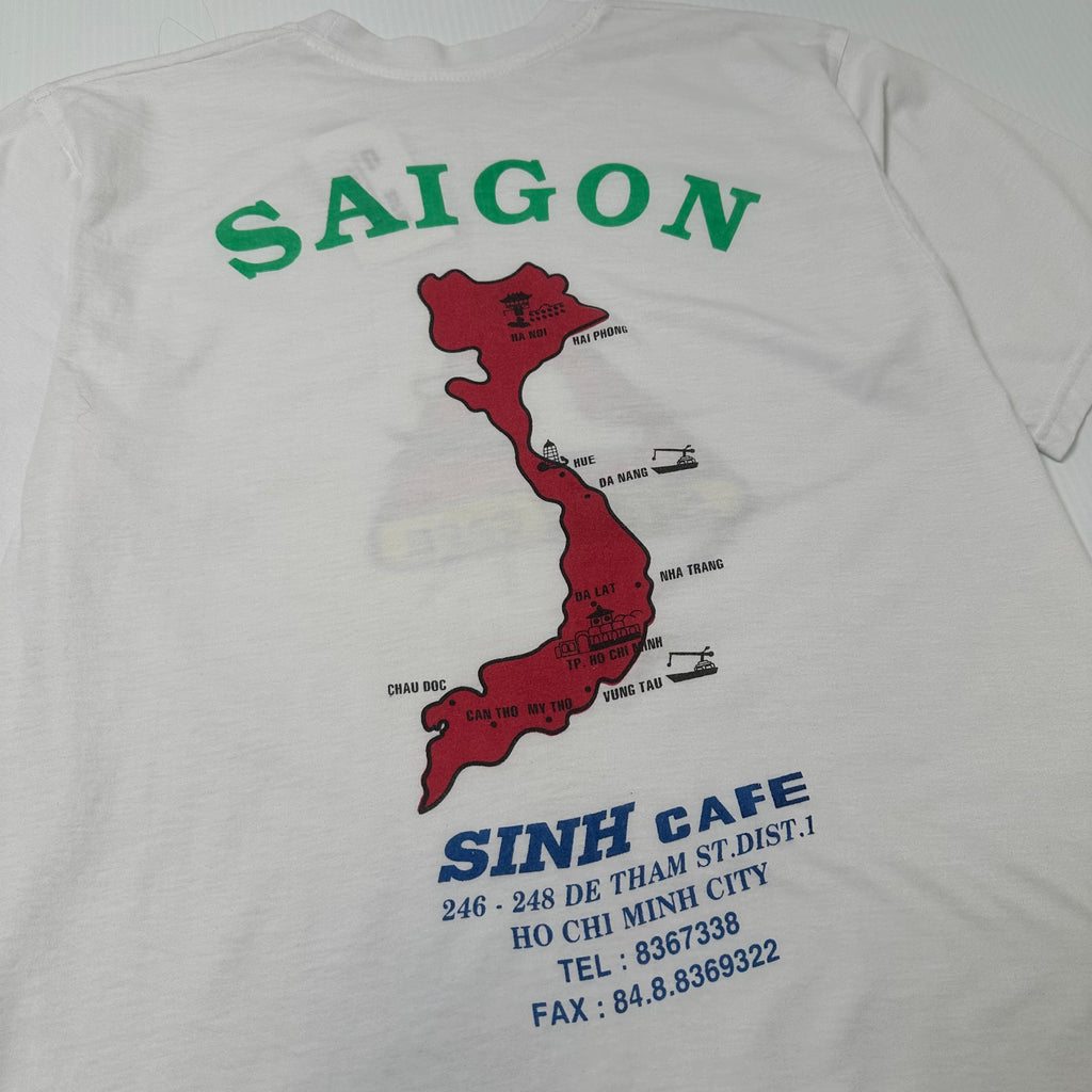 Vintage Sinh Cafe Saigon Graphic Tee L