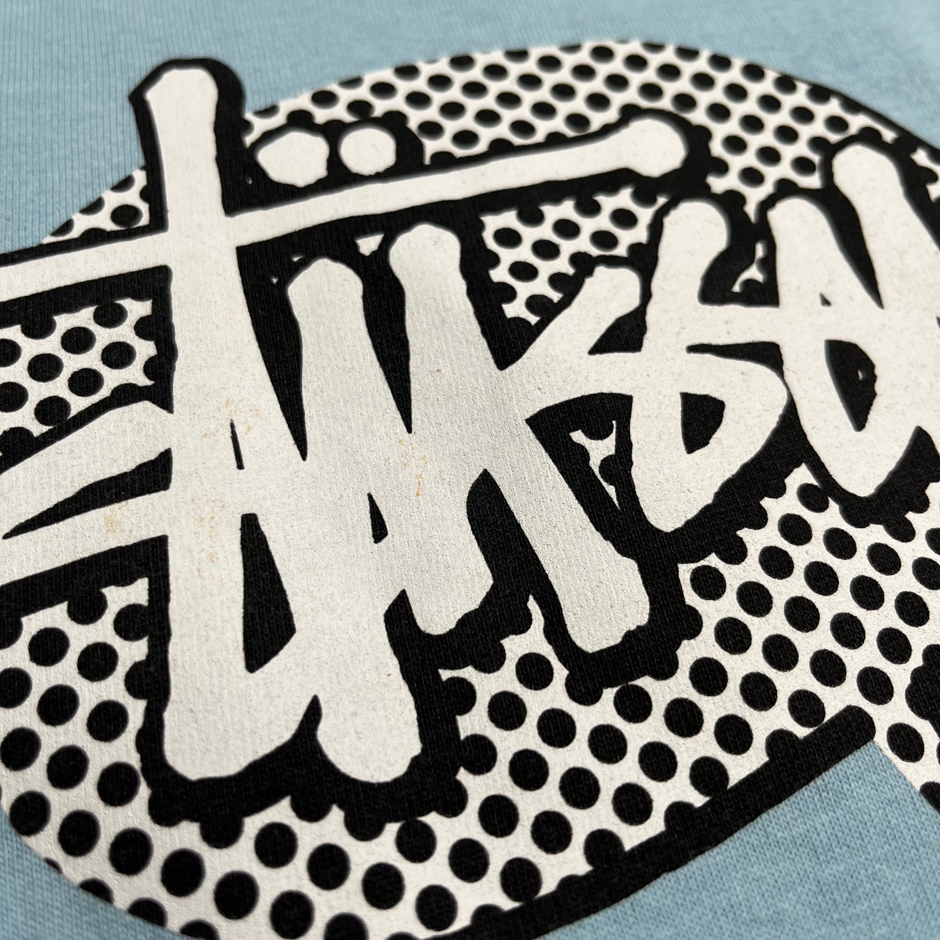 Stussy Comic Bubble Logo Tee L