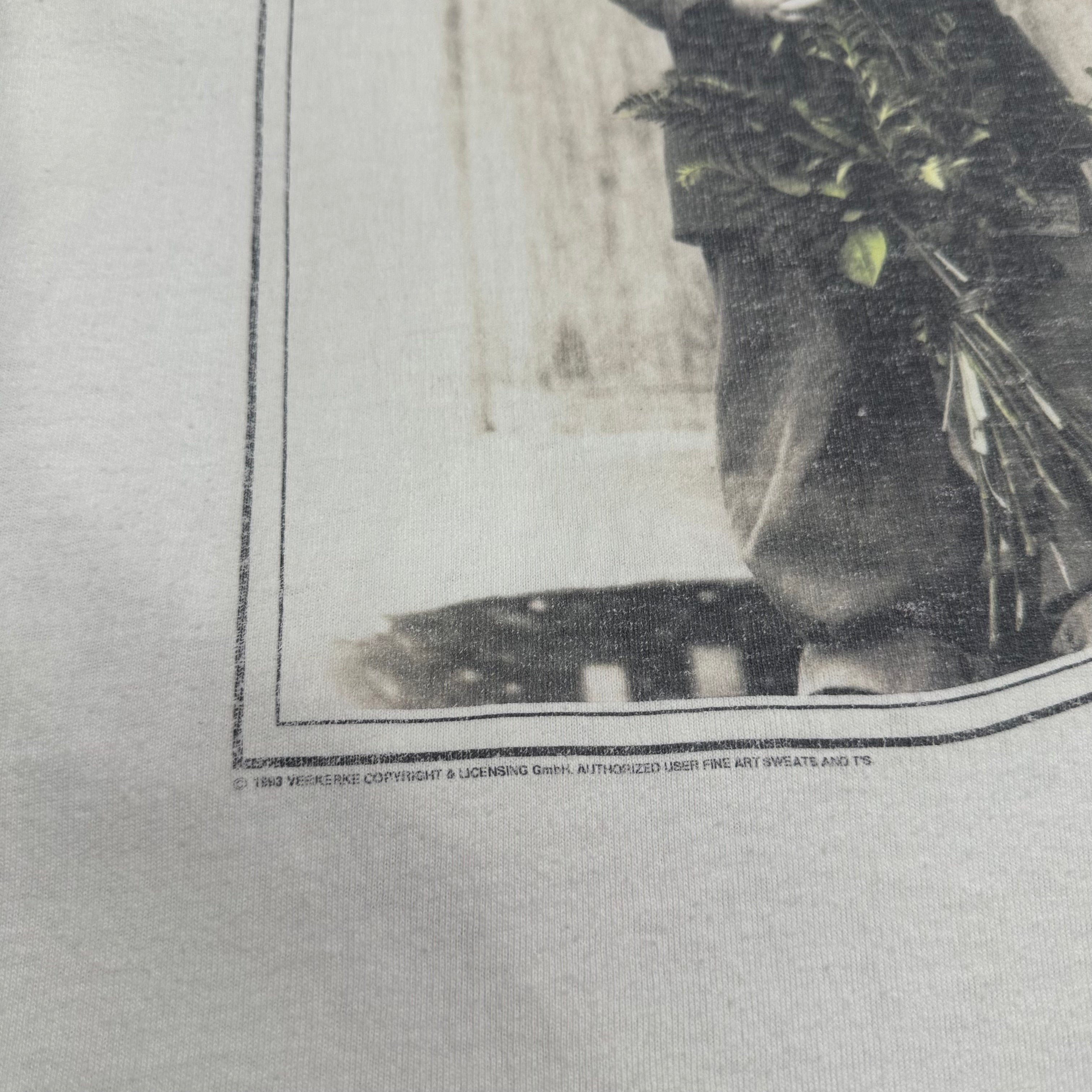 1993 Boy With Flowers Art Tee L