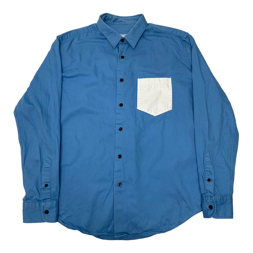 Ami Blue Button Up XL