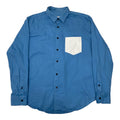Ami Blue Button Up XL
