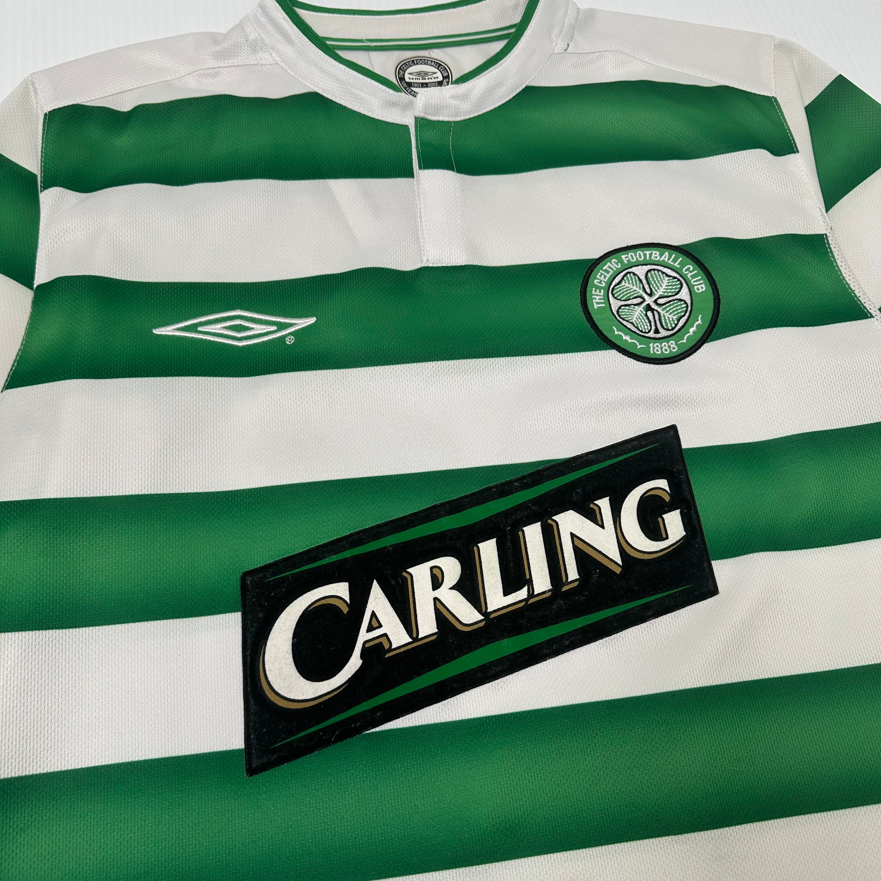 2003-04 Umbro Celtic FC #21 Home Kit S