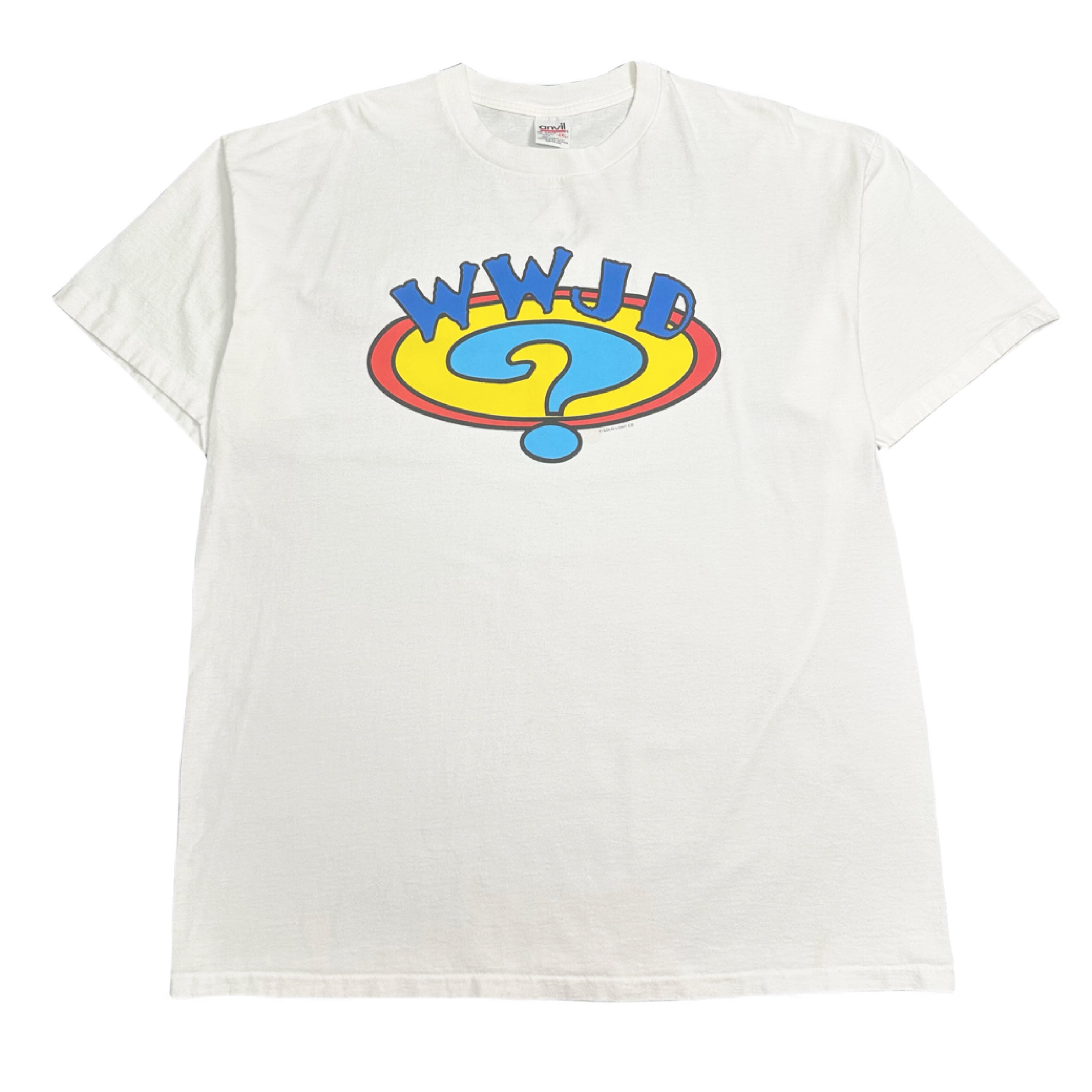 Vintage What Would Jesus Do? Graphic Tee XXL