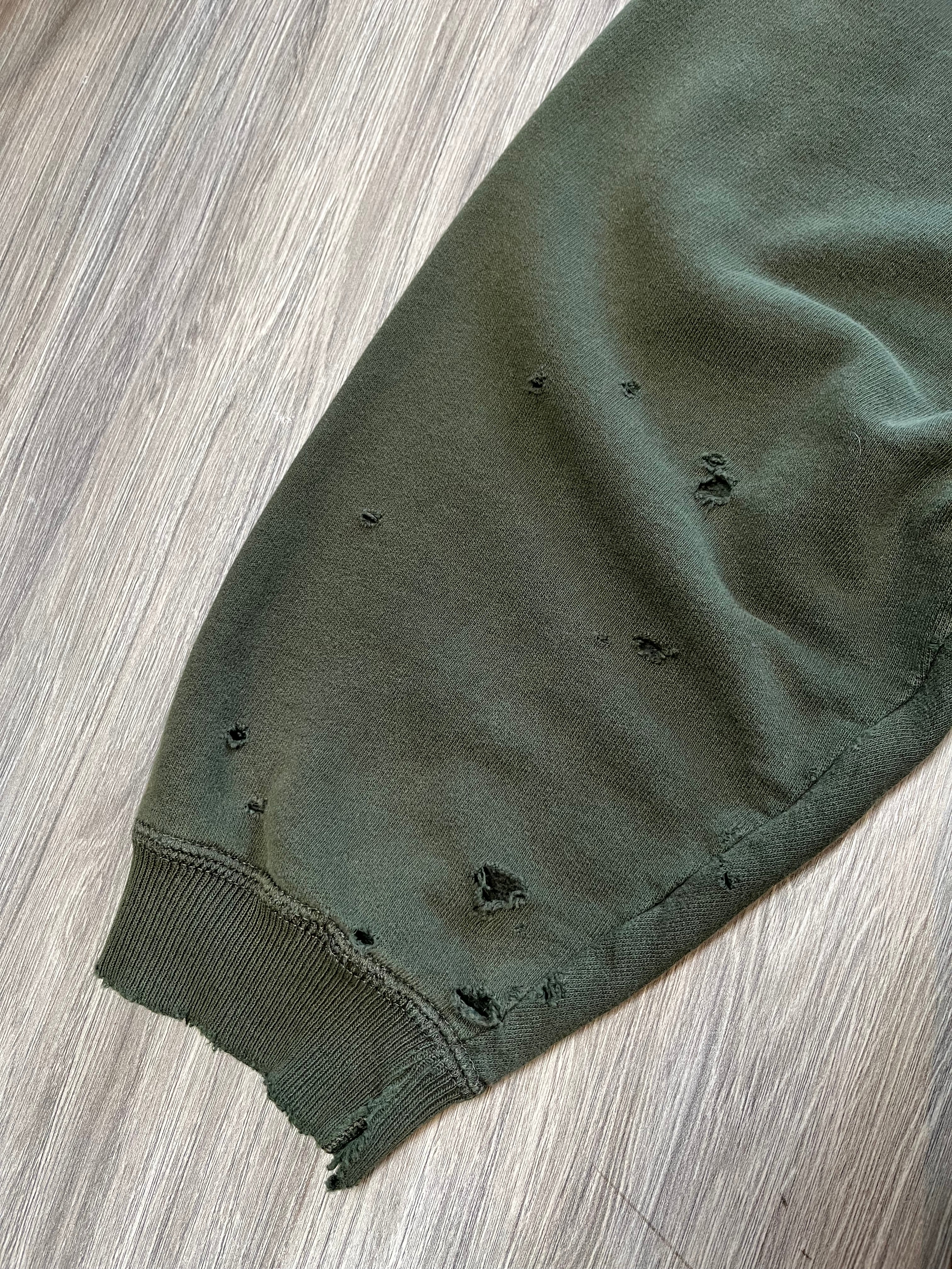 Vintage Club Monaco Distressed Faded Crewneck XL