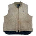 Vintage Carhartt Distressed Faded Work Vest L