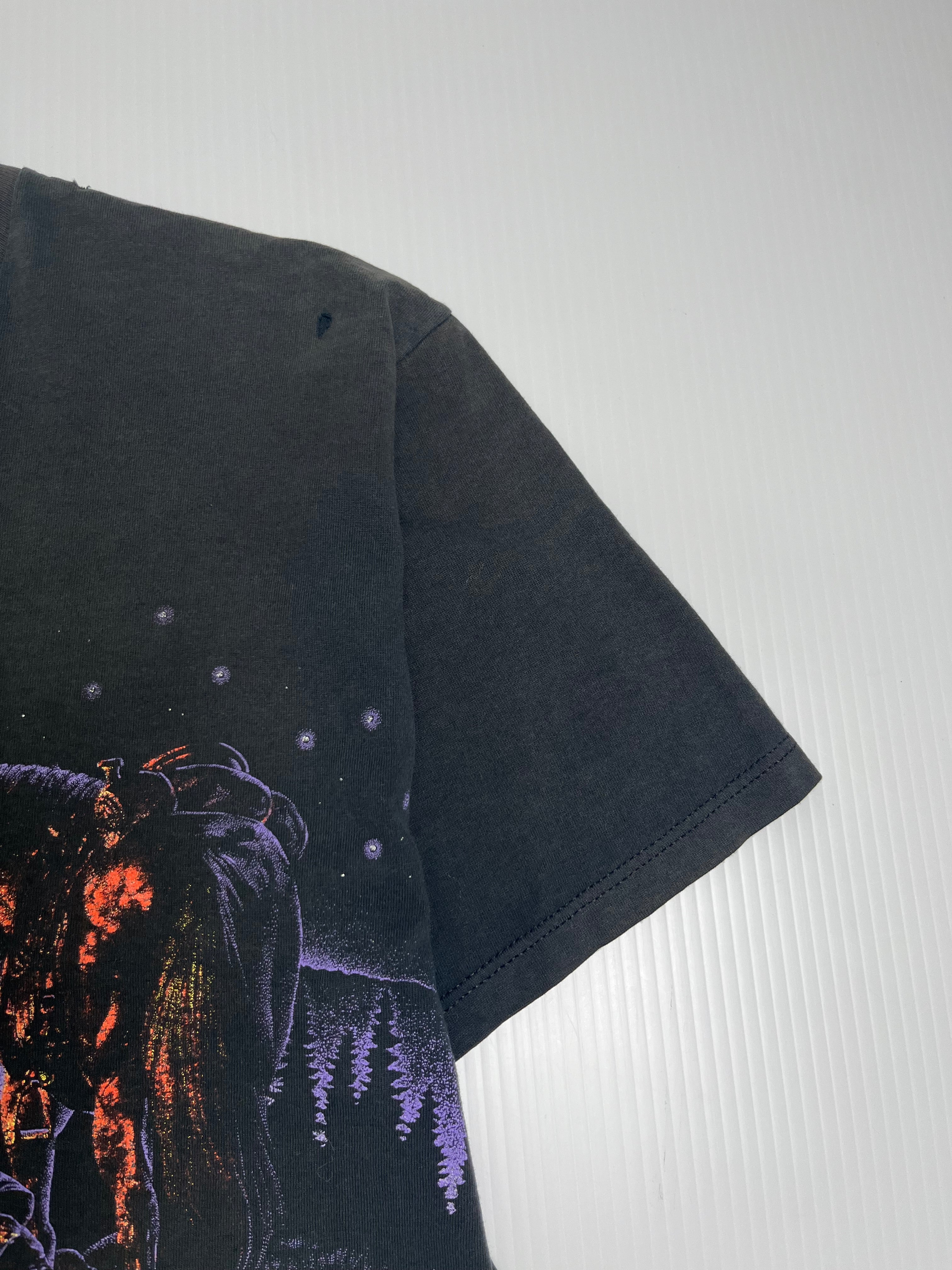 Vintage Campfire Cowboy Graphic Tee L