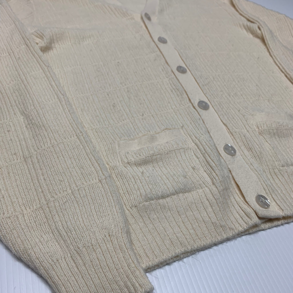 Vintage Sears Cream Cardigan L