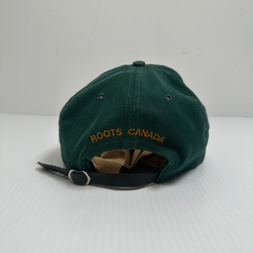 Vintage Roots Canada Leather Brim Strapback Hat