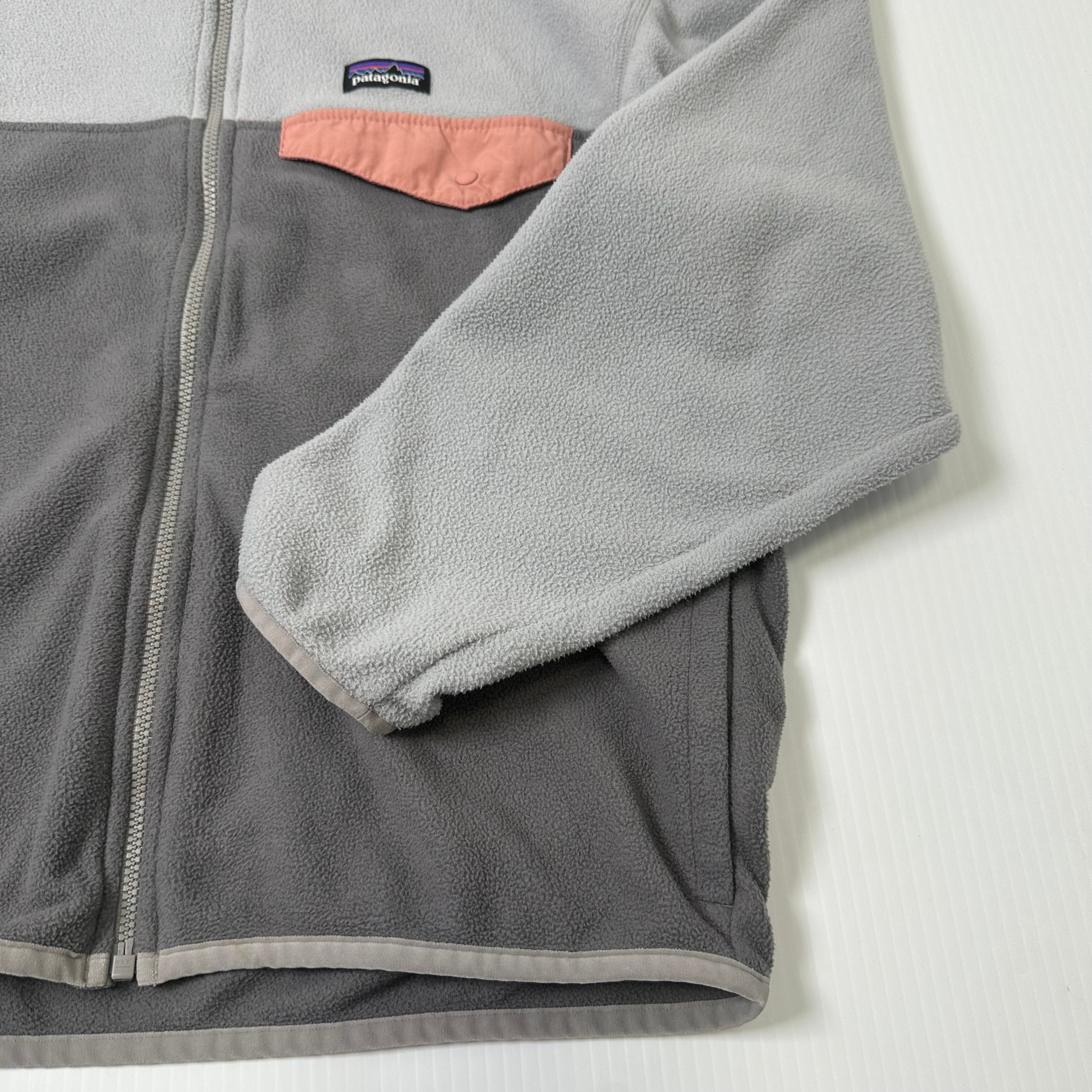 Patagonia Fleece Full Zip Two Tone Jacket Youth XL