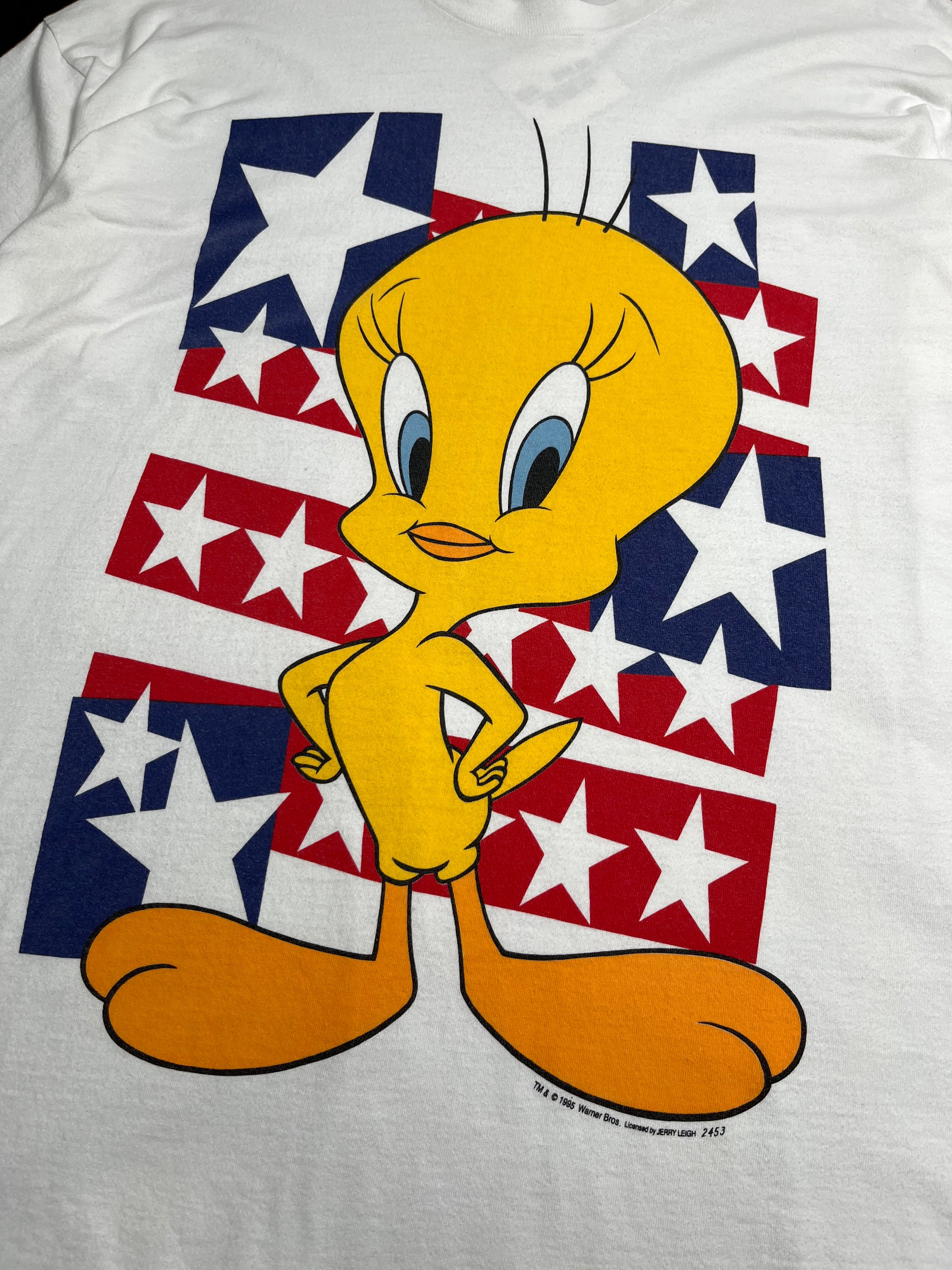 90s Tweety Looney Tunes USA Tee XXL