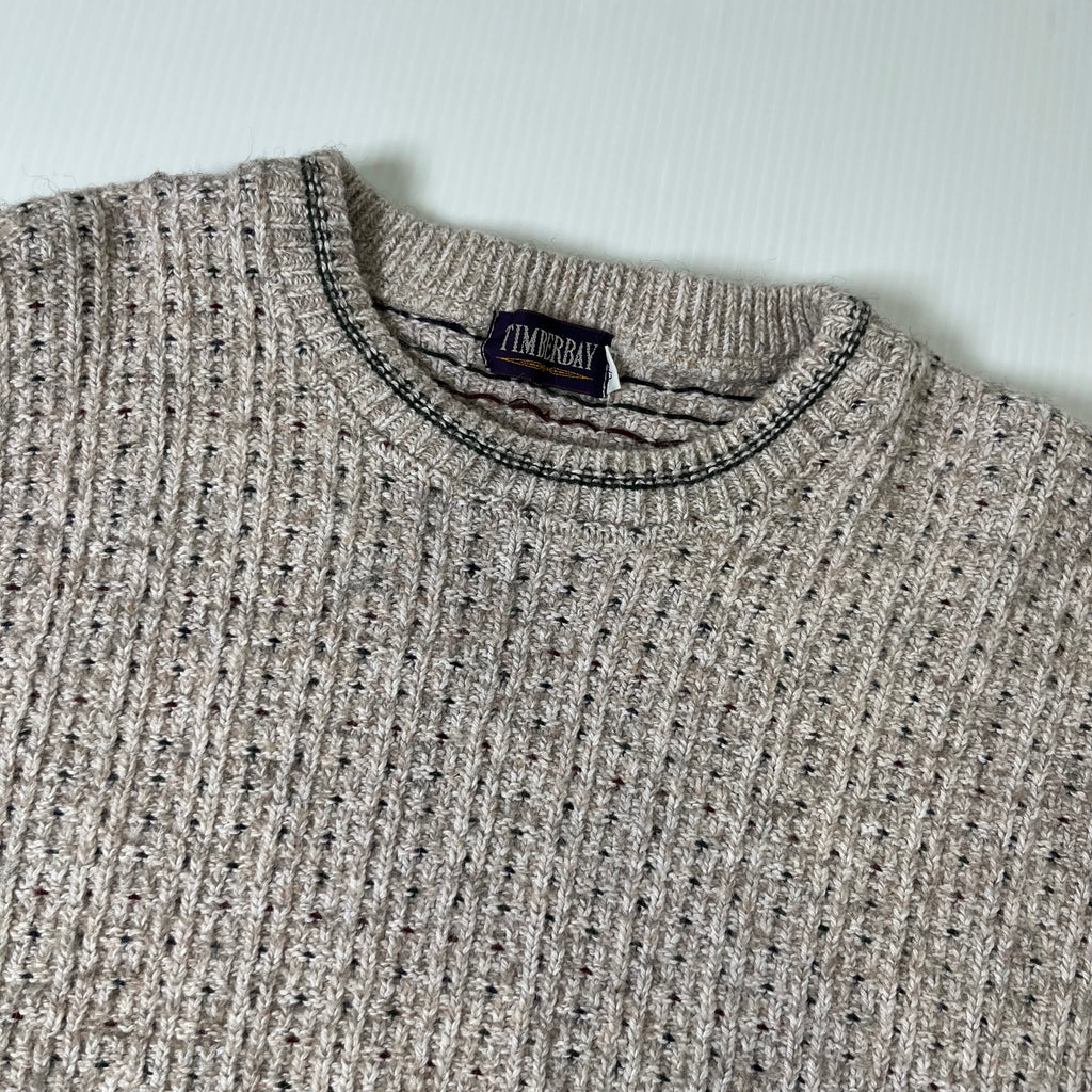 Vintage Timberbay Pattern Knit Sweater L