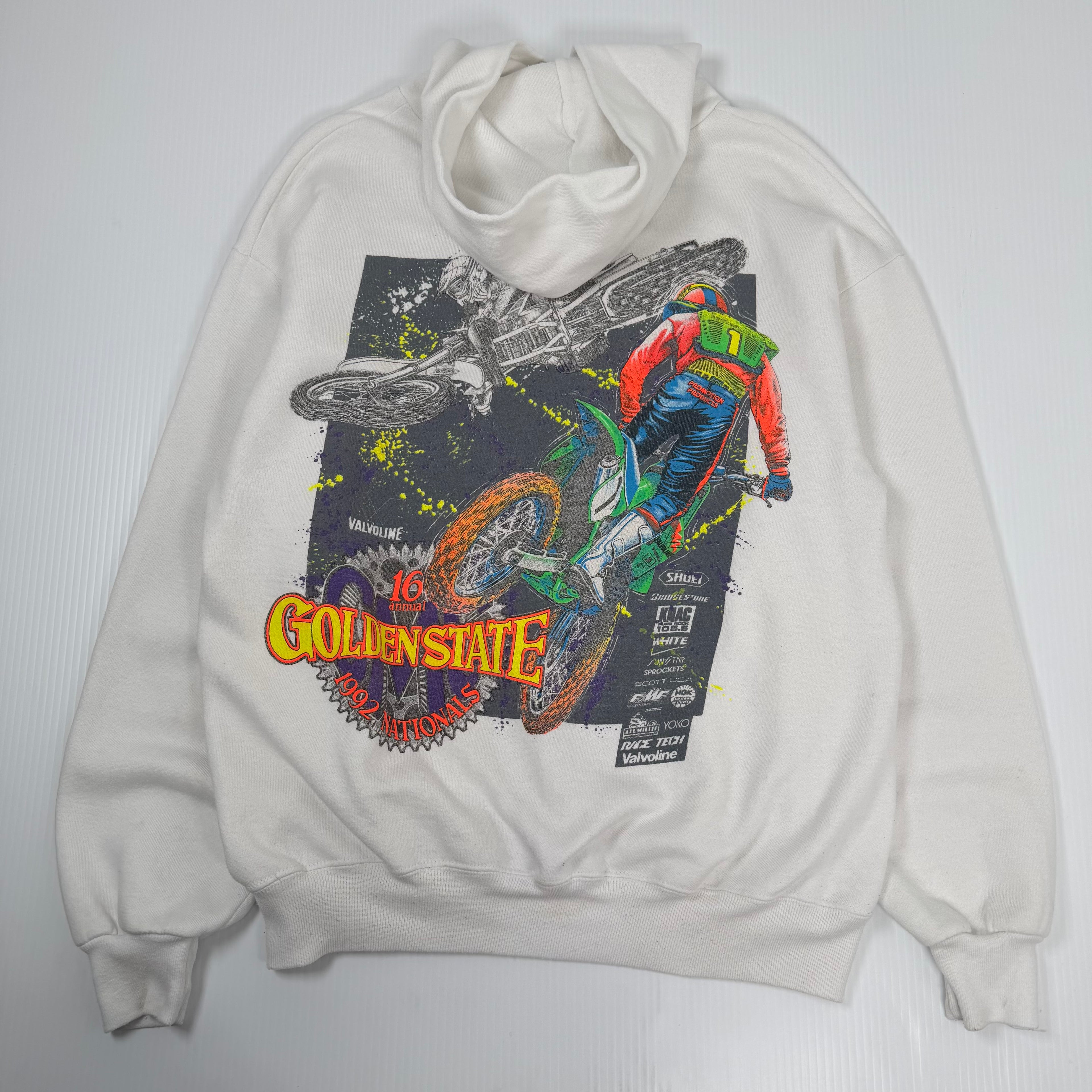 1992 Golden State Nationals Moto Cross Hoodie XL