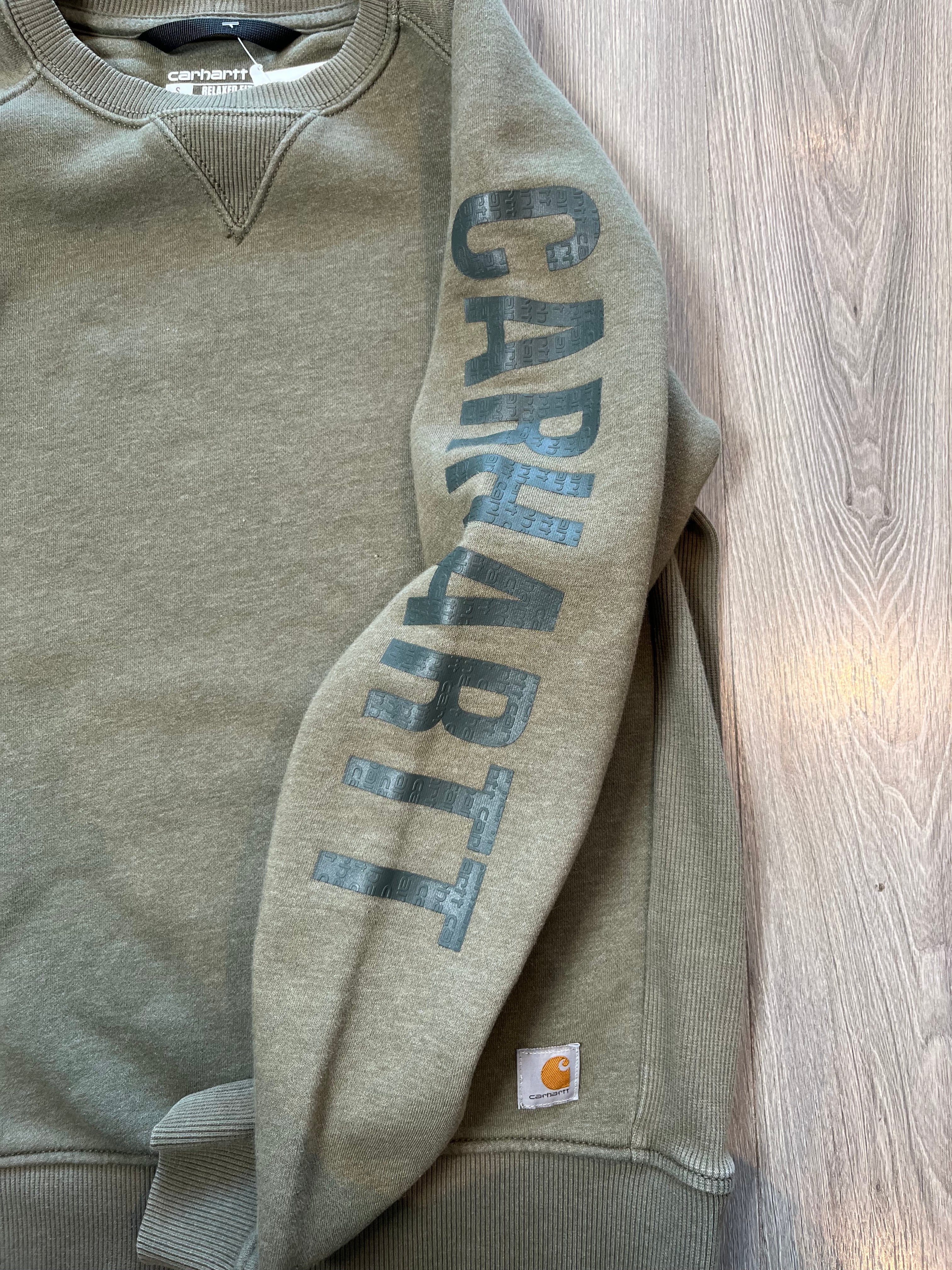 Carhartt Relaxed Fit Arm Logo Crewneck S