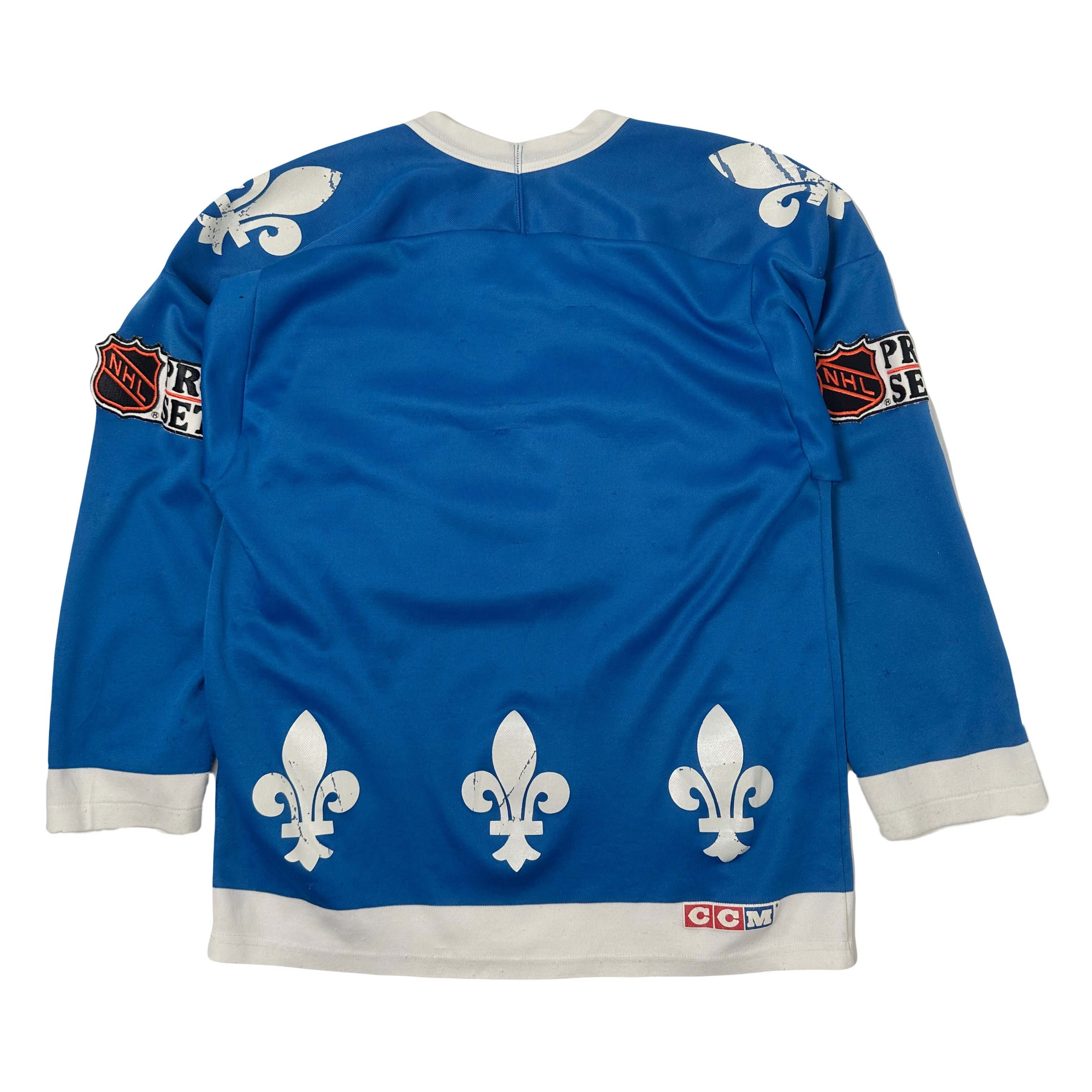 Vintage CCM Quebec Nordiques Pro Set NHL Hockey Jersey S